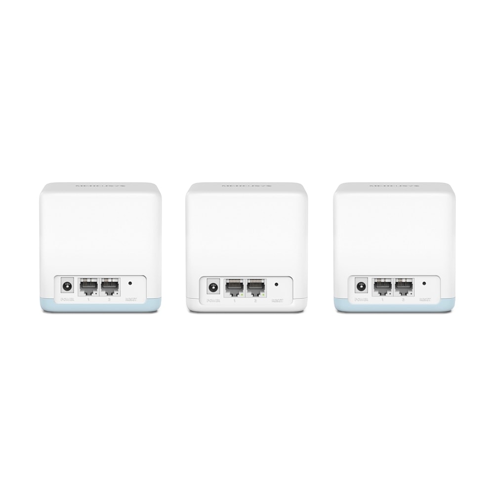 TP-Link WLAN-Router »Mercusys Halo H1200G AC1200 Whole Home Mesh-System Wi-Fi 3er Pack«, (Set, 3x H1200G)
