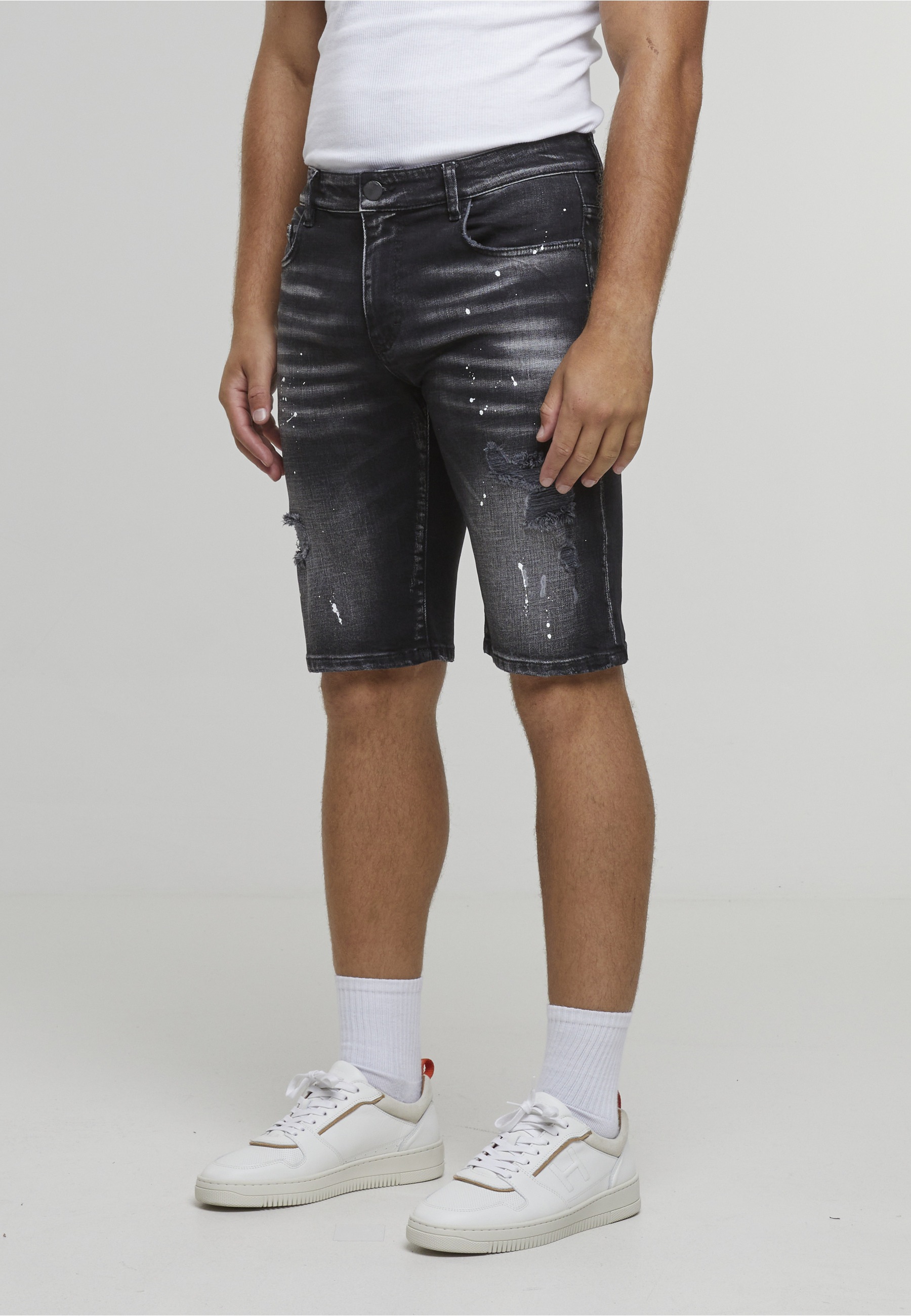 2Y Premium Jeansshorts »2Y Premium Victor Ripped Slim Fit Shorts«