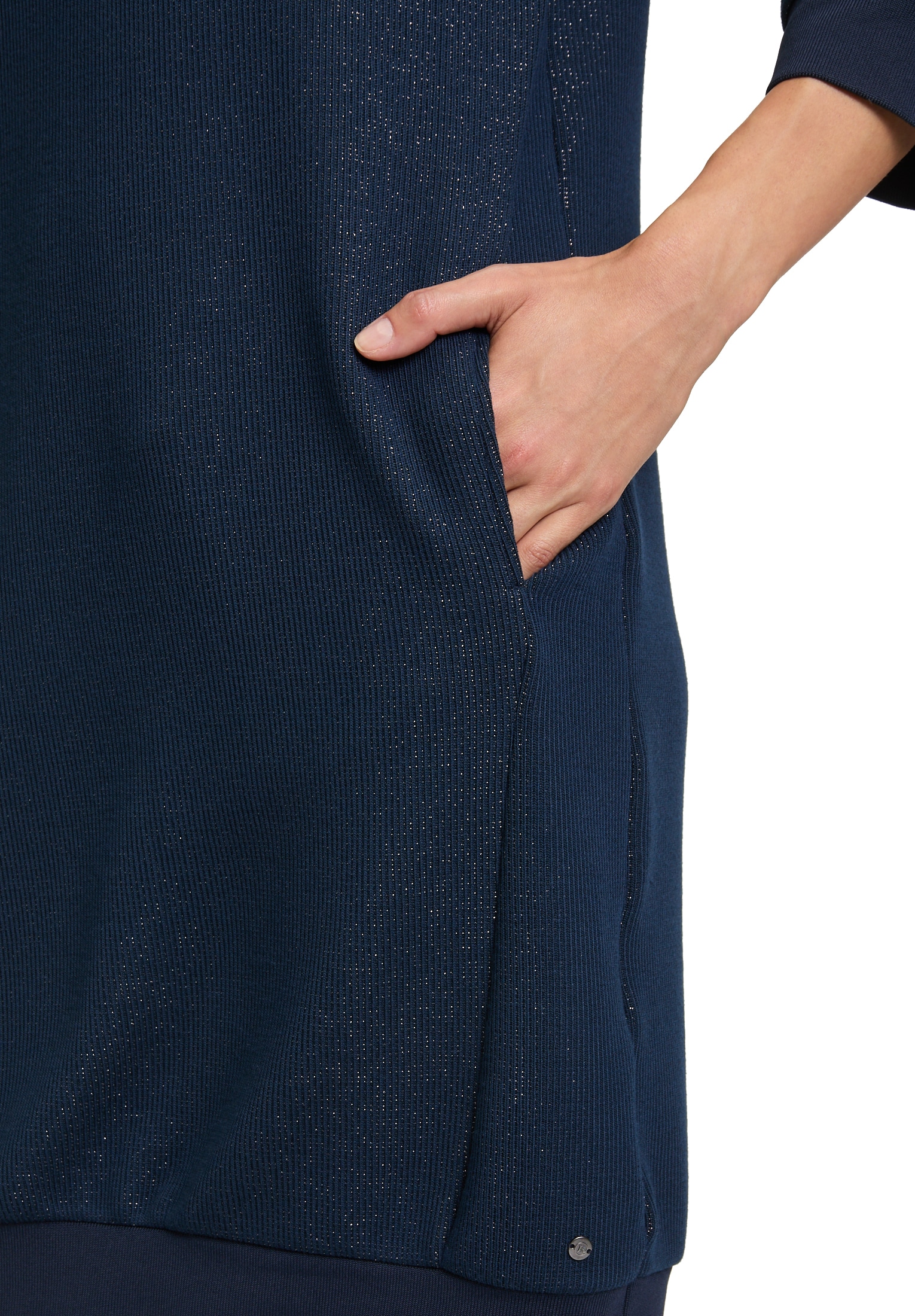 Betty&Co Druckkleid »Betty & Co Damen Casual-Kleid mit Lurexfaden«, Material