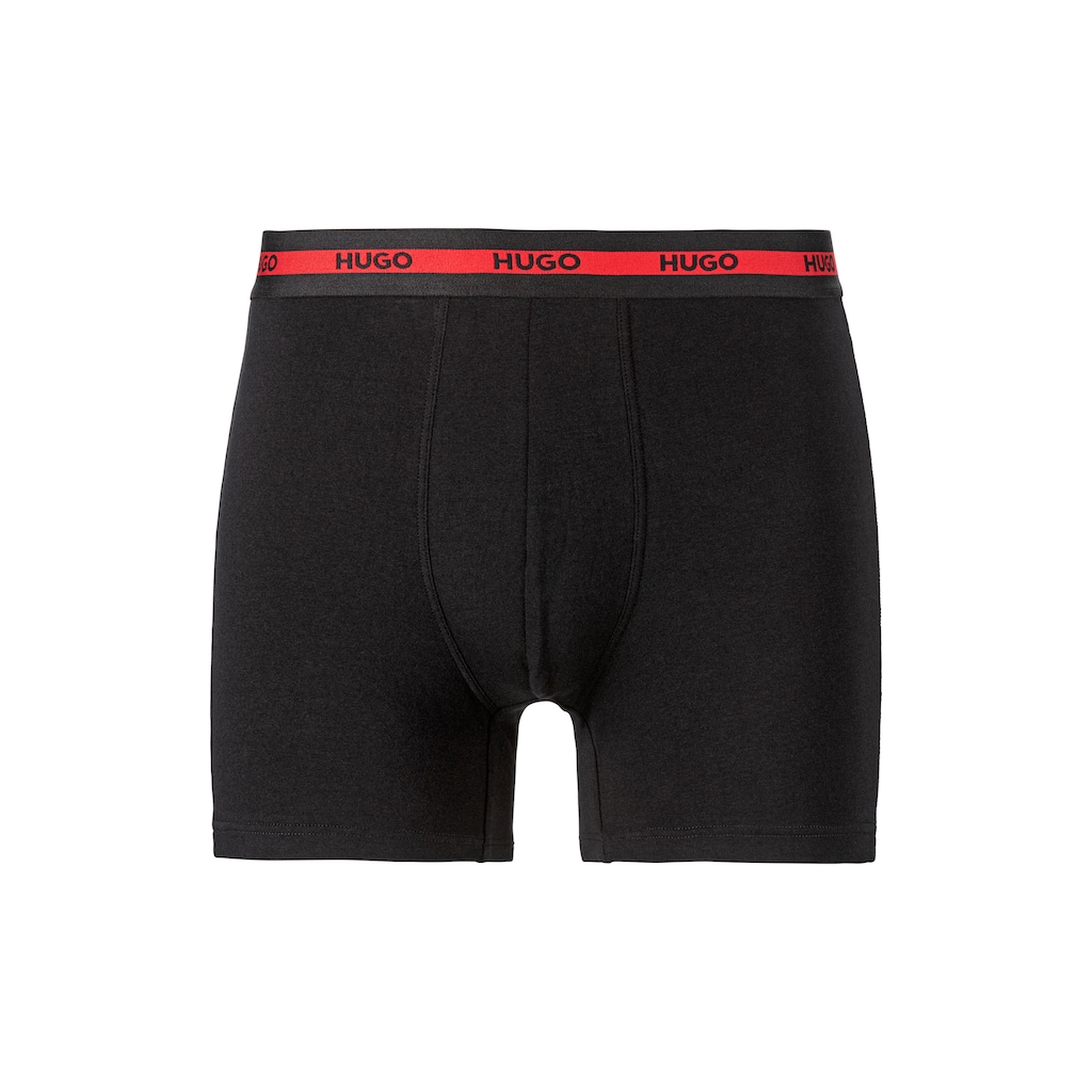 HUGO Underwear Boxer »B BXR TRIPLET PLANET«, (Set, 3 St.), mit elastischem Bund