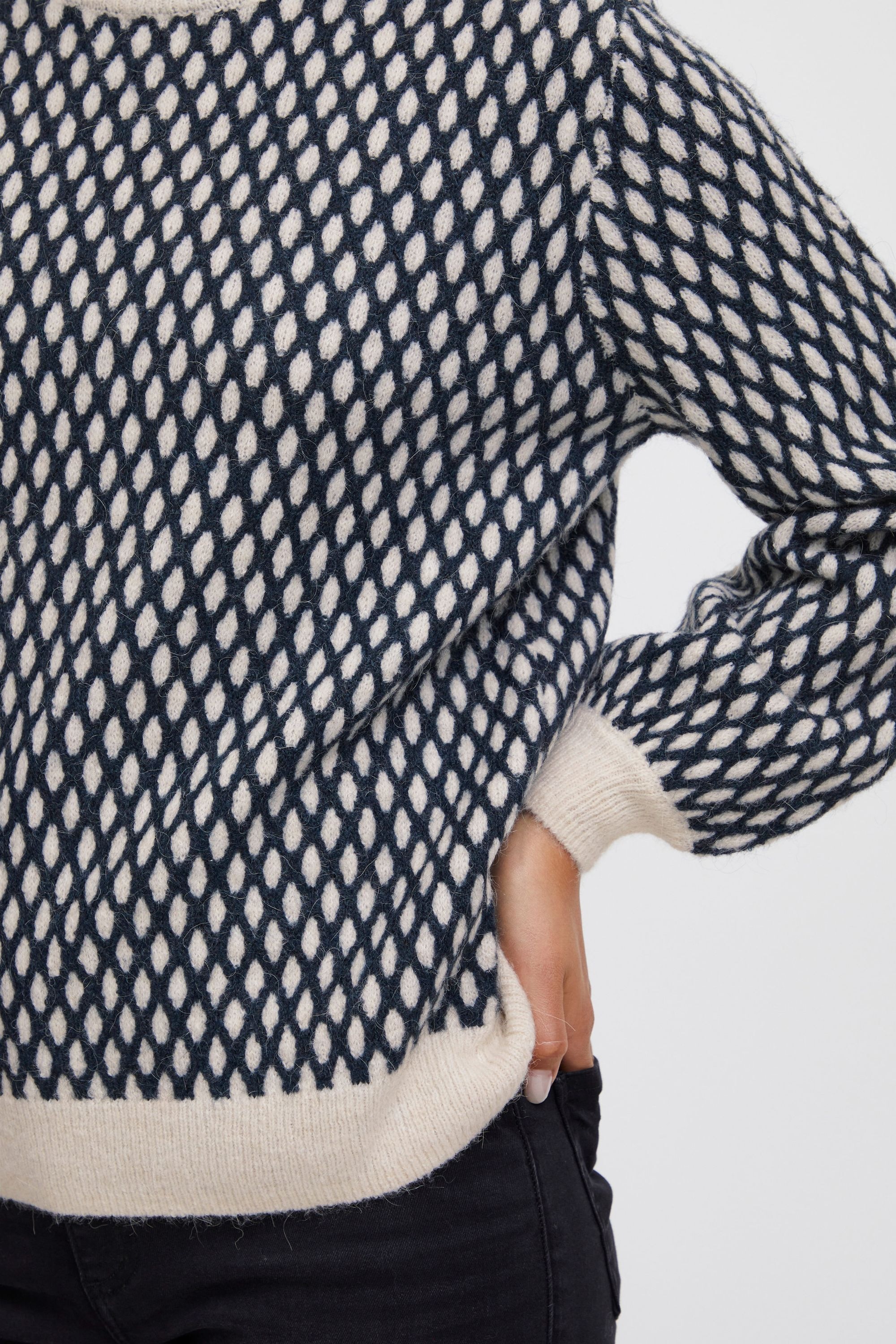 Ichi Strickfleece-Pullover »Strickpullover IHKamara«