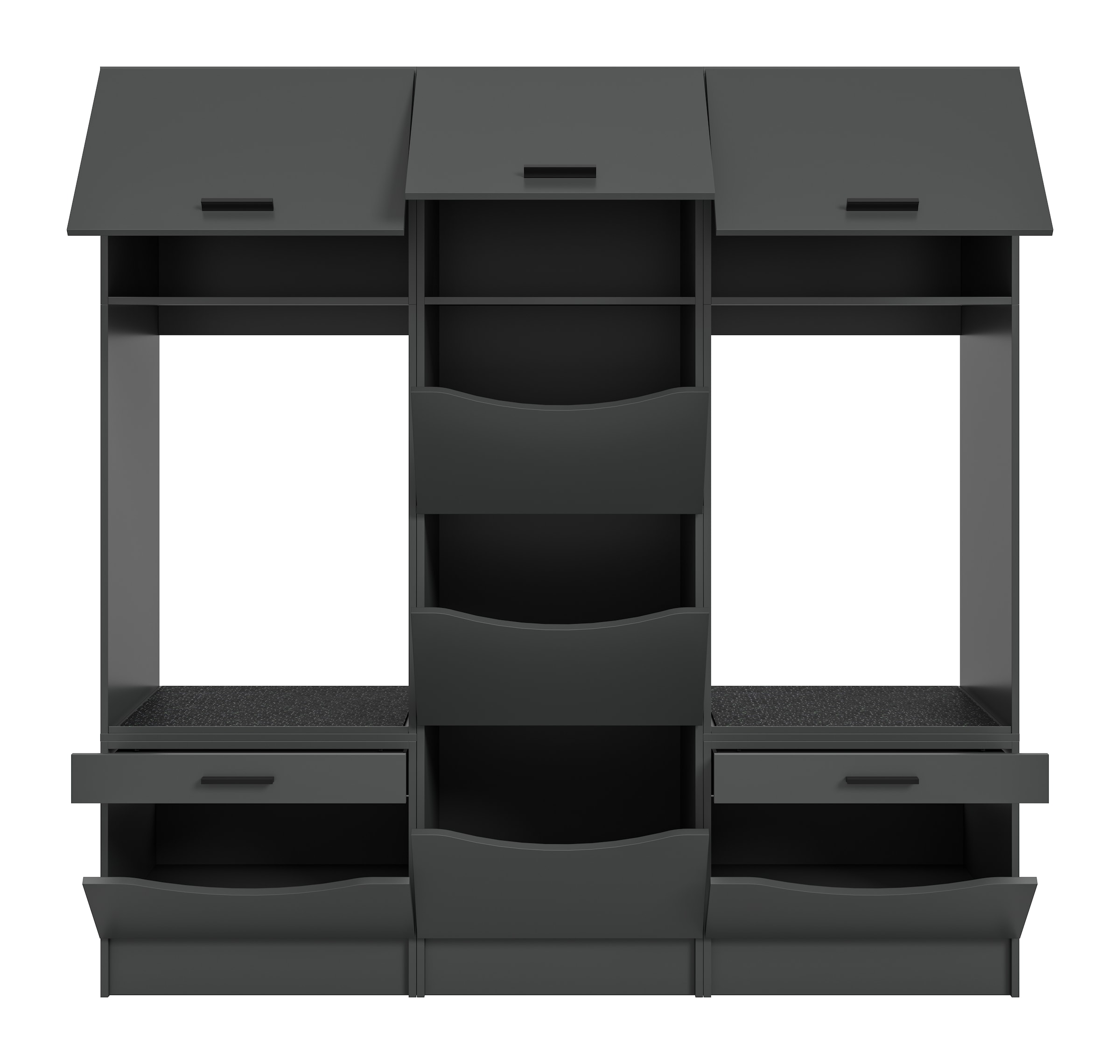 welltime Mehrzweckschrank-Set »FALAS, TOPSELLER!, 3-teilig, Hauswirtschaftsraum Set, Breite 192 cm« 2x Waschmaschinenumbau- & 1x Wäscheschrank, 