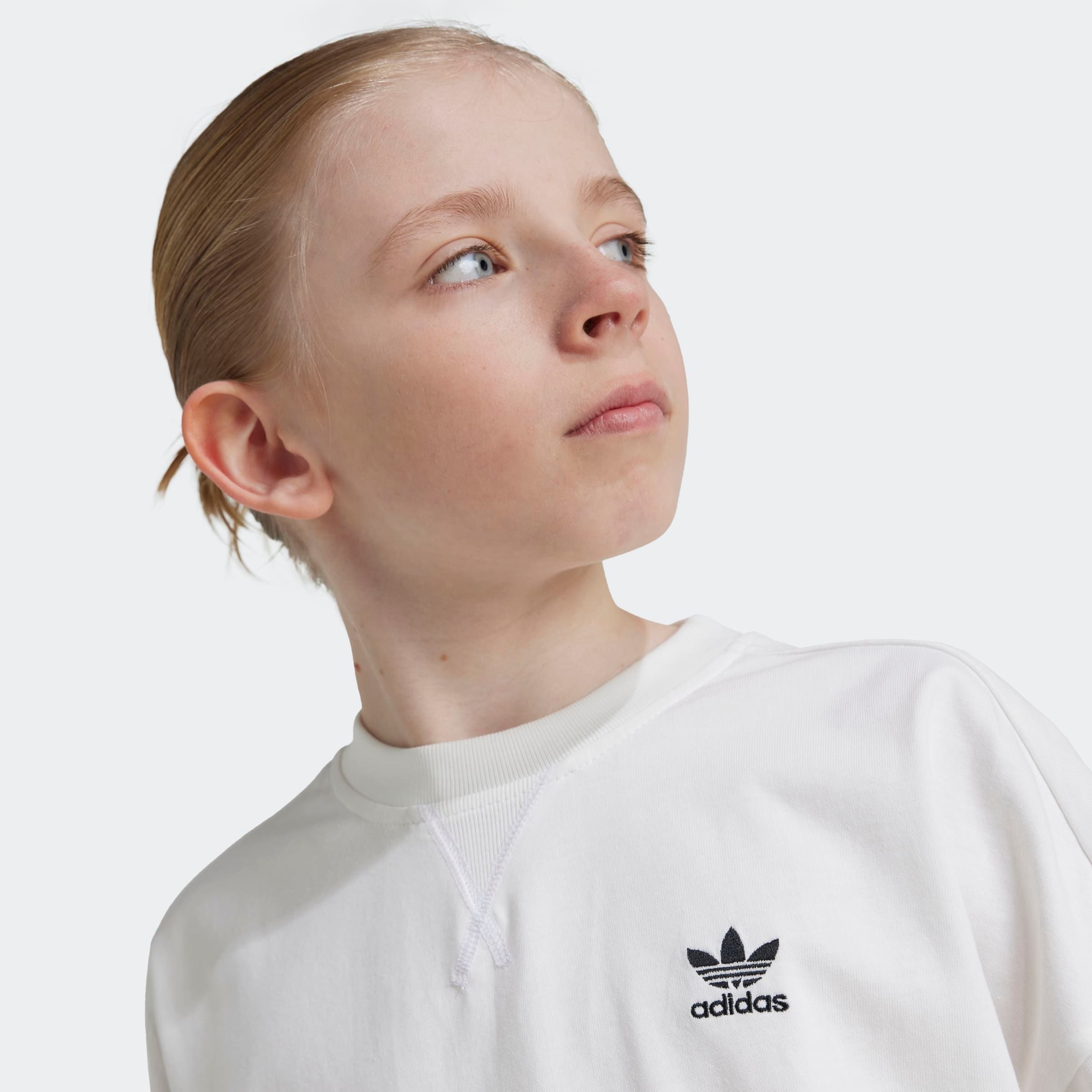 Thumbnail - adidas Originals T-Shirt "KIDS" lockere Passform, für Kinder, mit aufgesticktem Trefoil Logo