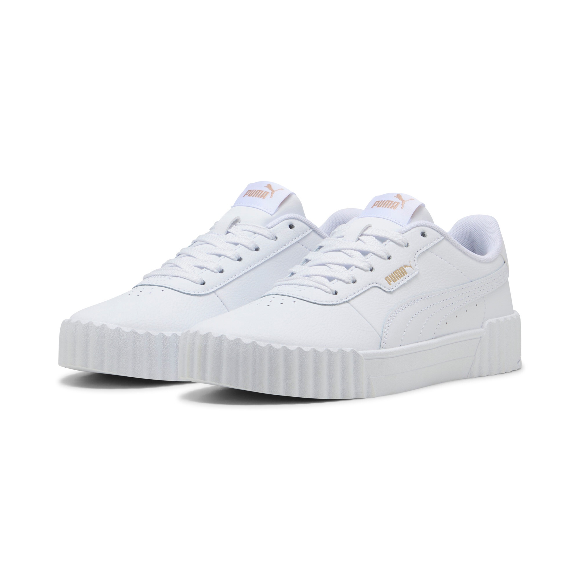 Puma Sneaker "Carina 3.0" Im Klassischen Tennis-Stil, Mit Schnürung, Mit Weichem Textilfutter
