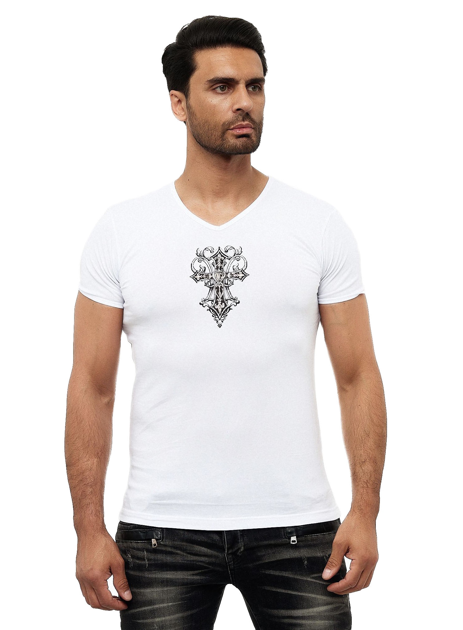 KINGZ Marškinėliai in ausgefallenem Design
