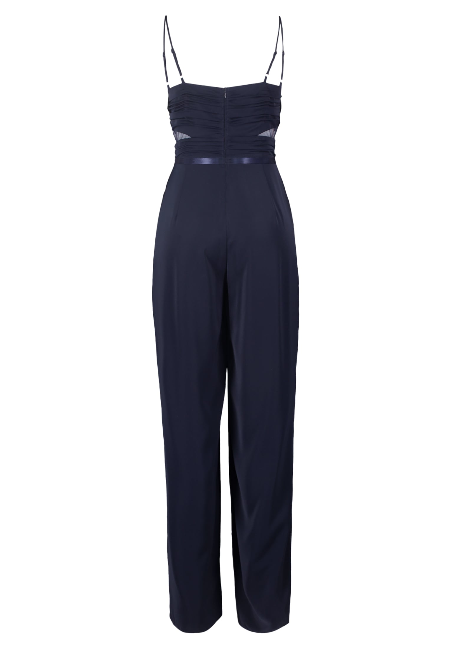 Vera Mont Overall »Vera Mont Jumpsuit mit V-Ausschnitt«, (1 tlg.), Materialmix