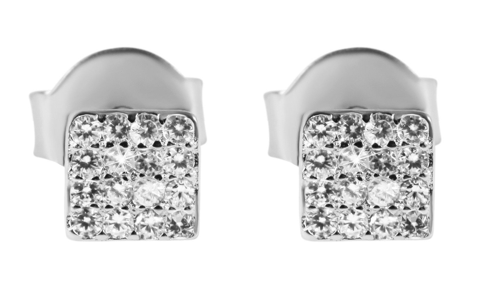 Adelia´s Paar Ohrhänger "Ohrringe – Ohrstecker aus 925 Silber mit Zirkonia" Zum Verschenken an Menschen, die Ihnen am Herzen liegen