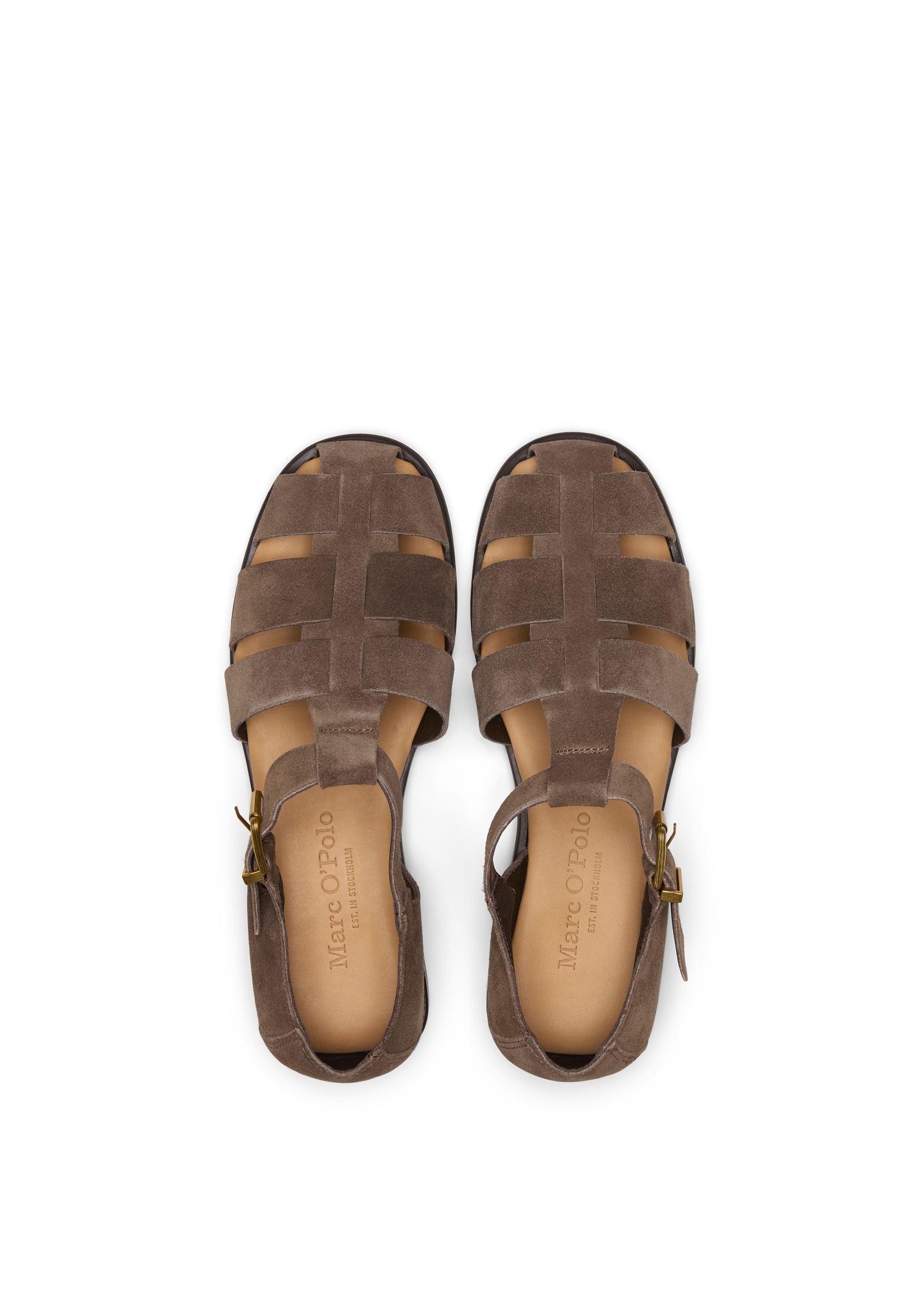 Marc O'Polo Sandale »aus softem Veloursleder«