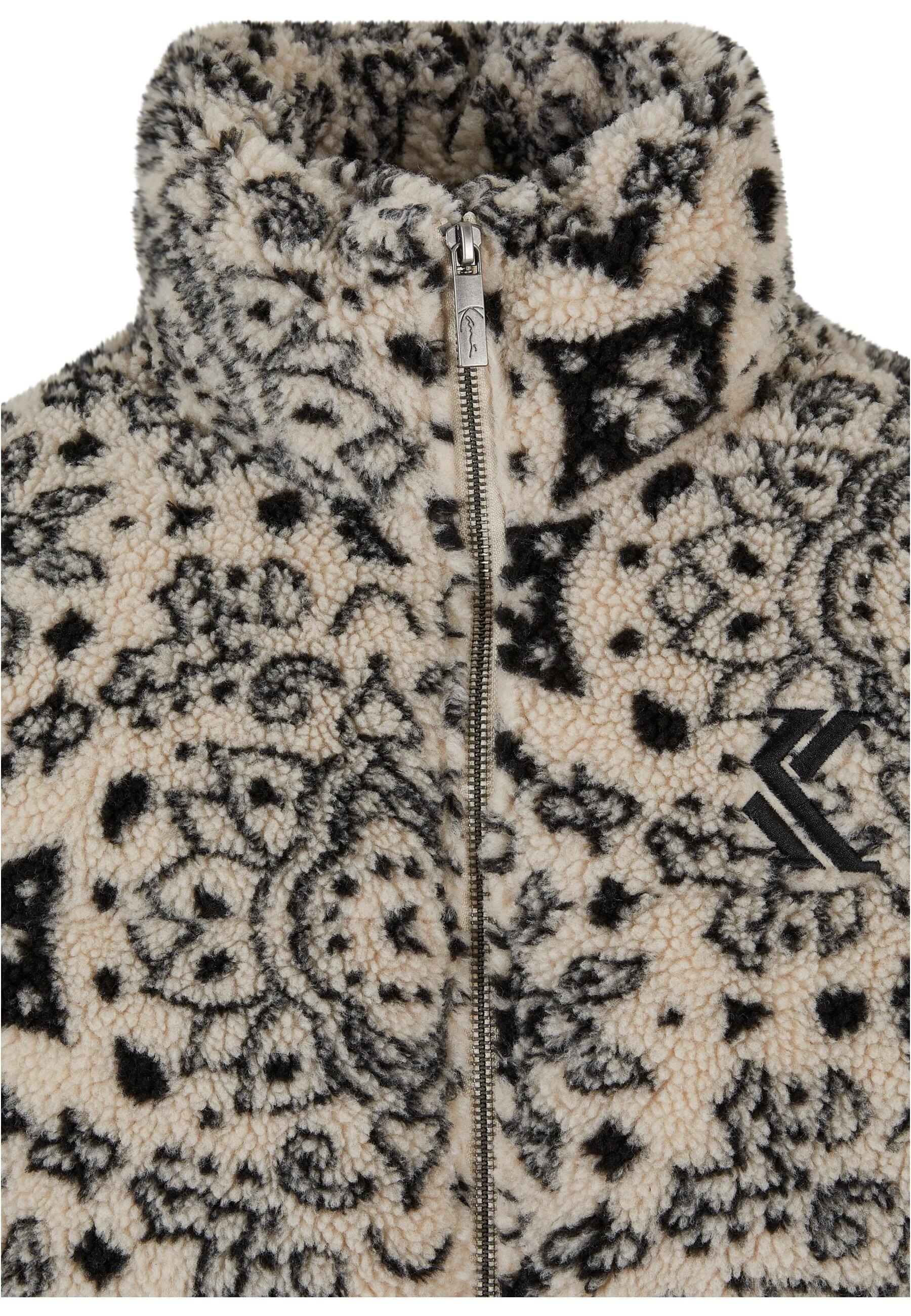 Thumbnail - Karl Kani Allwetterjacke "Karl Kani Damen KM233-024-1 KK Og Paisley Teddy Puffer Jacket" 1 Stk. tlg. ohne Kapuze