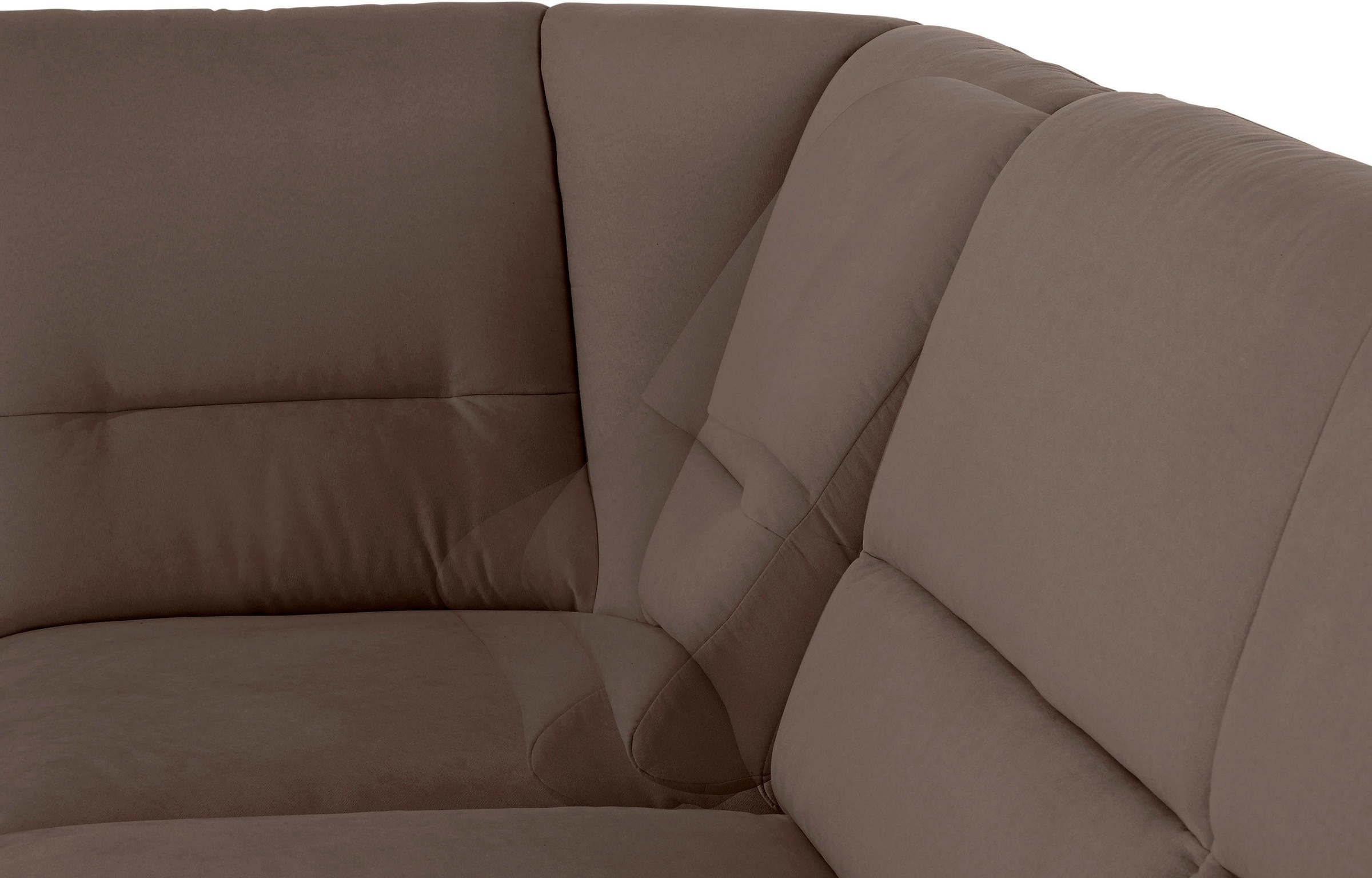 Places of Style Ecksofa »Cardoso L-Form«, Federkern, wahlweise mit Bett, Schubkasten, teilweise Relaxfunktion