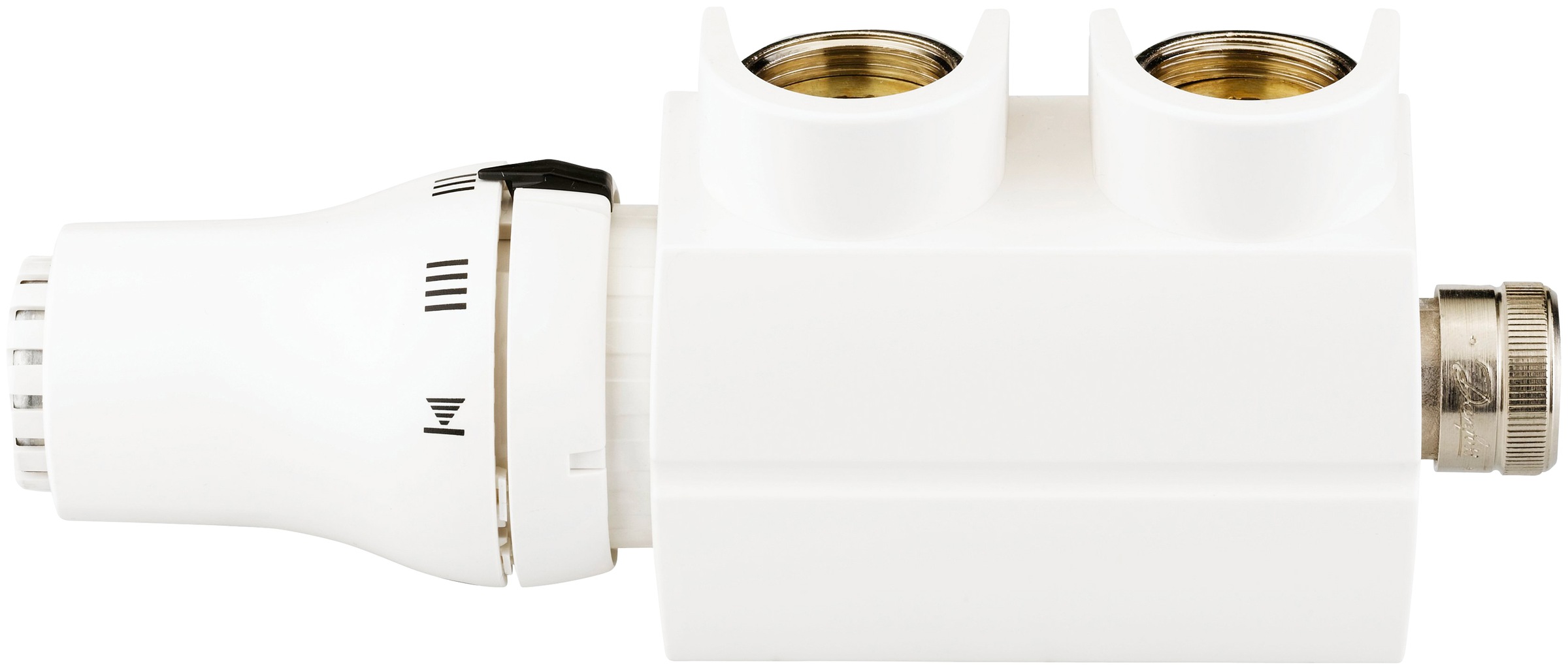 Sanotechnik Heizkörperthermostat »Badheizkörper-Regler«, eckig, Anschluss mittig-unten, mit Thermostatkopf
