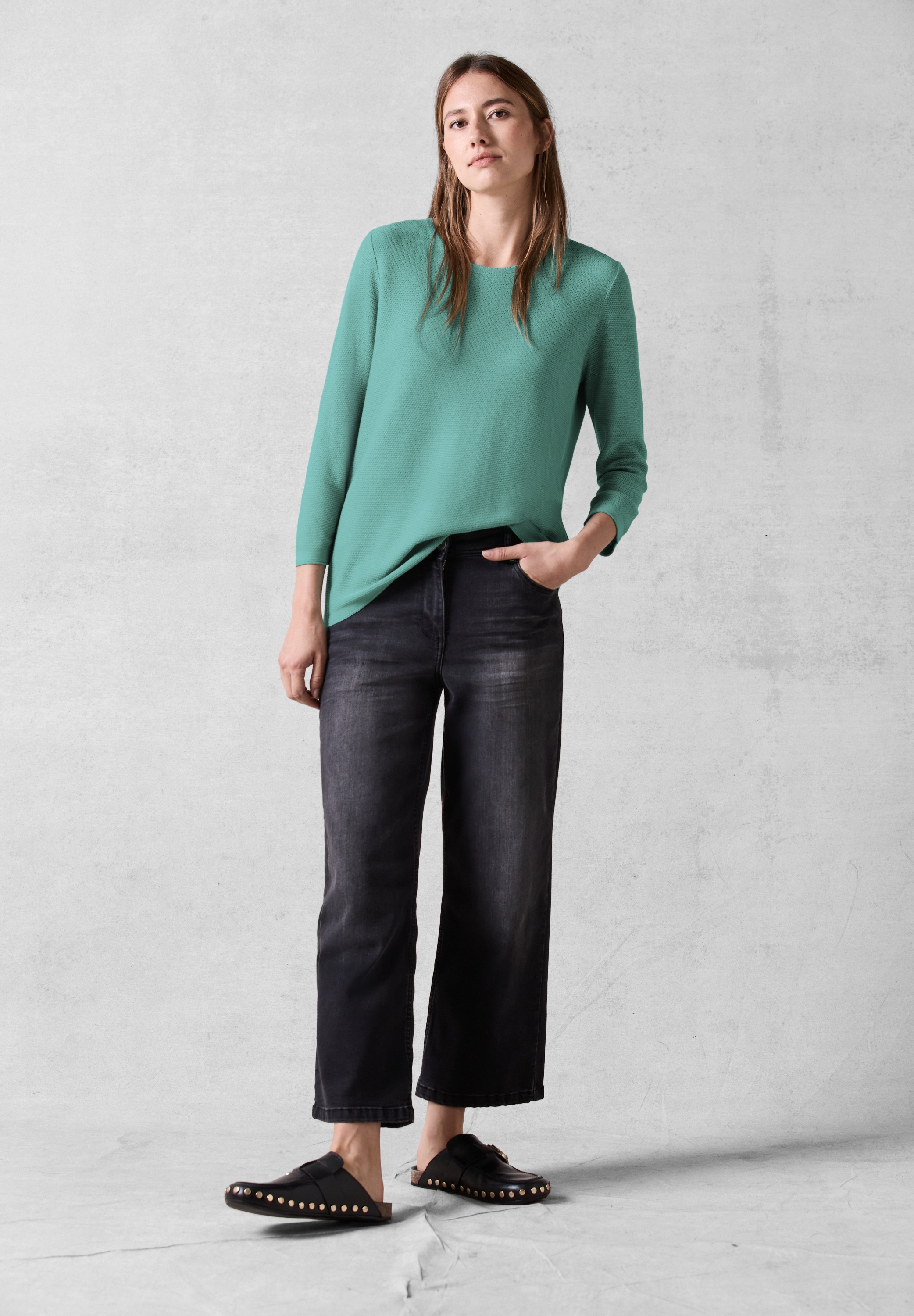 Cecil 3/4 Arm-Pullover, Feinstrick