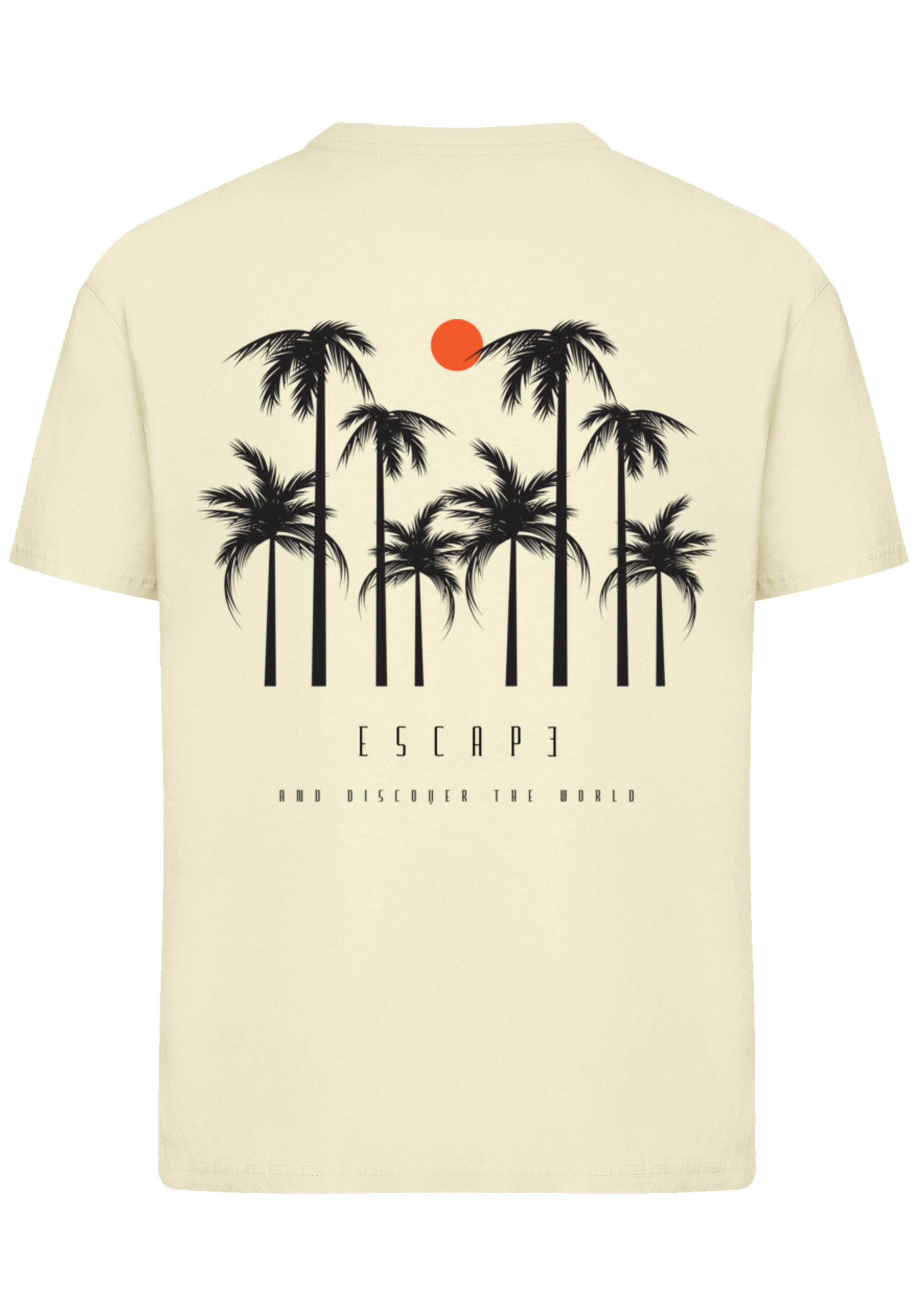 F4NT4STIC T-Shirt »Escape Discover the World Palm Trees« Discover the World