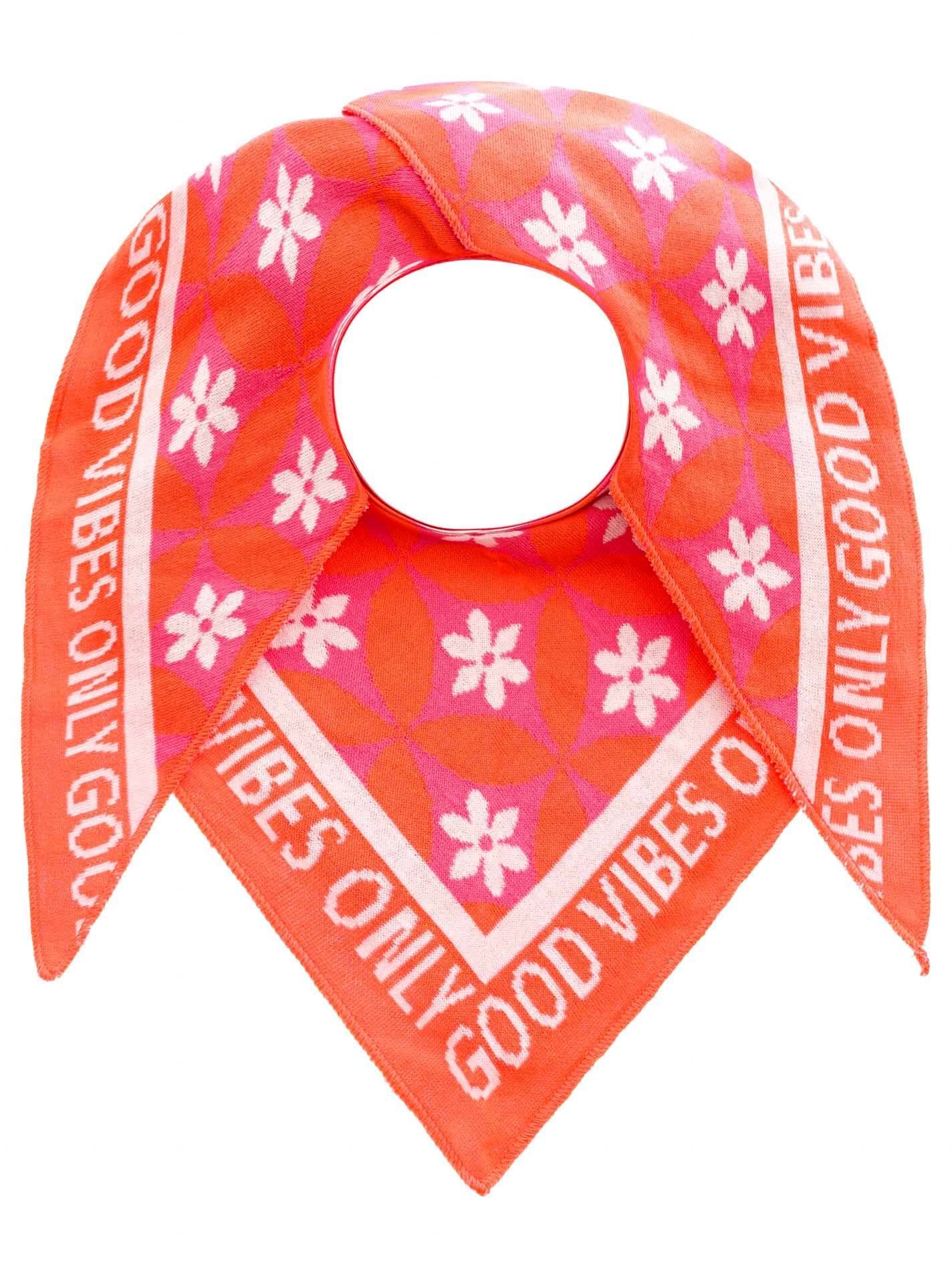 Zwillingsherz Dreieckstuch ""Luxury Vibes"", Tuch mit Blumenmotiv und posit günstig online kaufen