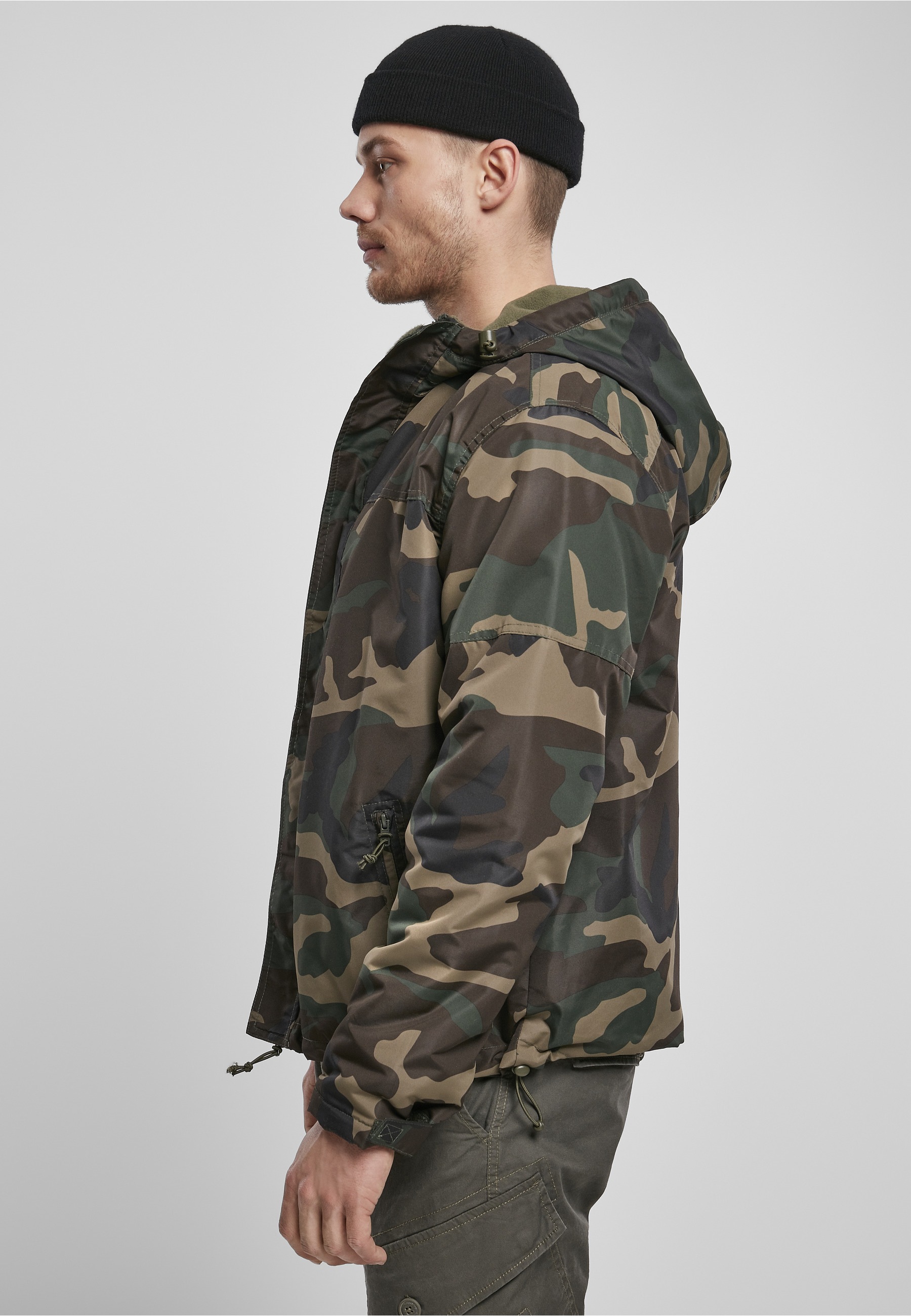 Brandit Allwetterjacke »Brandit Herren Windbreaker Frontzip« 1 Stk. tlg. mit Kapuze