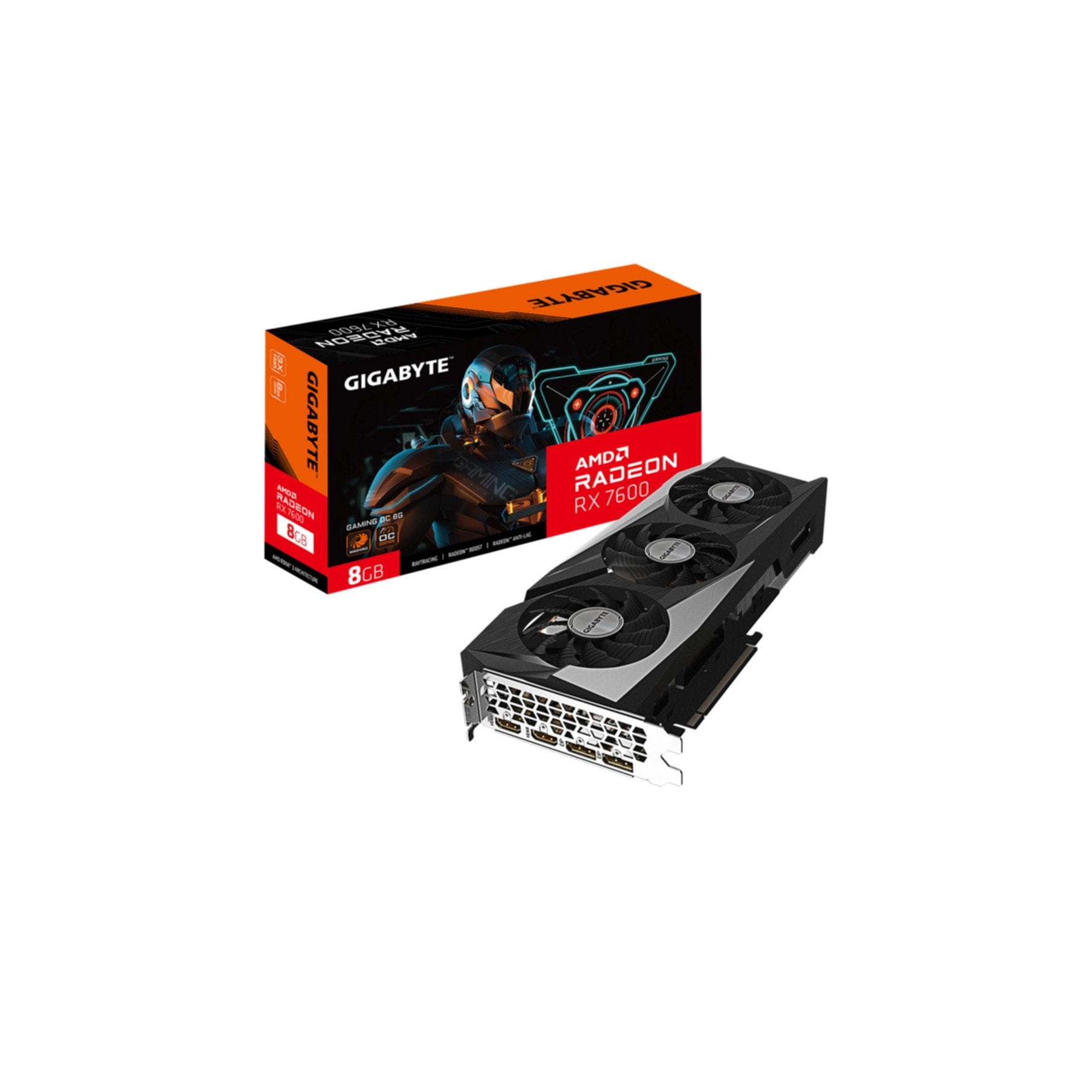 Gigabyte Grafikkarte »Radeon RX 7600 GAMING OC 8G«