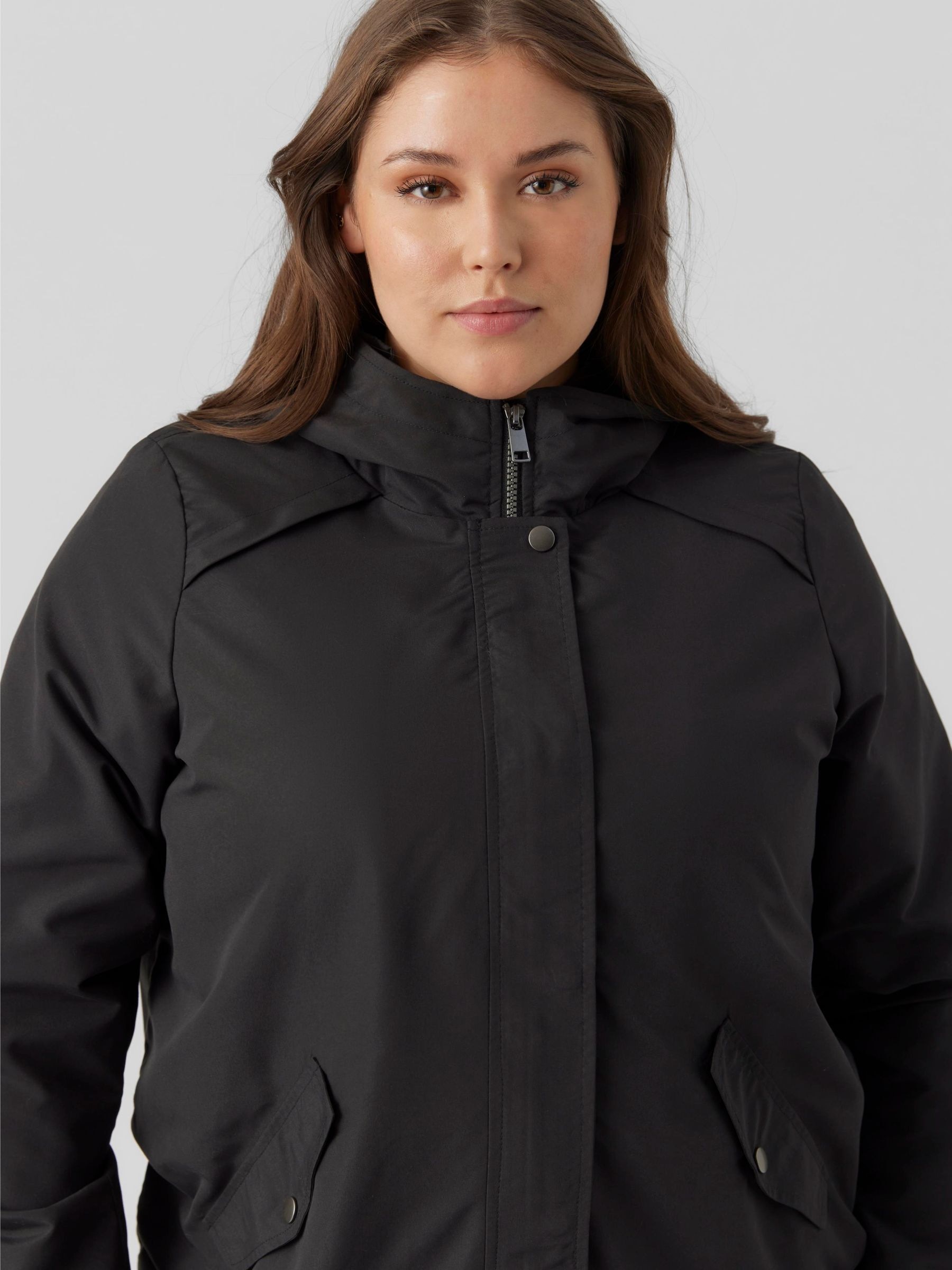 Vero Moda Curve Parka "VMCZOA SHORT PARKA NOOS CUR" mit Kapuze der perfekte günstig online kaufen