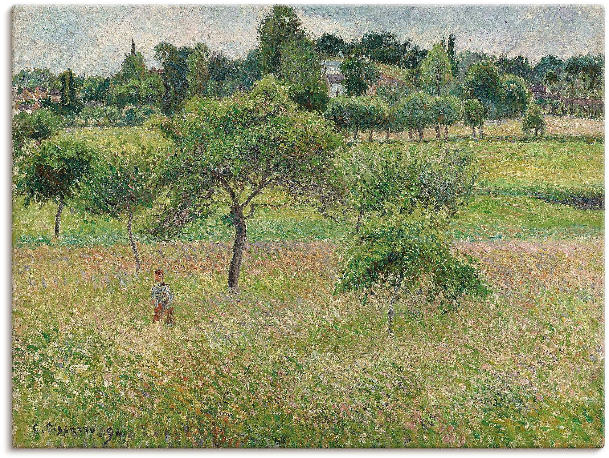 Artland Wandbild »Apfelbäume in Eragny. 1894«, Wiesen & Bäume, (1 St.), als  Leinwandbild, Wandaufkleber oder Poster in versch. Größen kaufen | BAUR