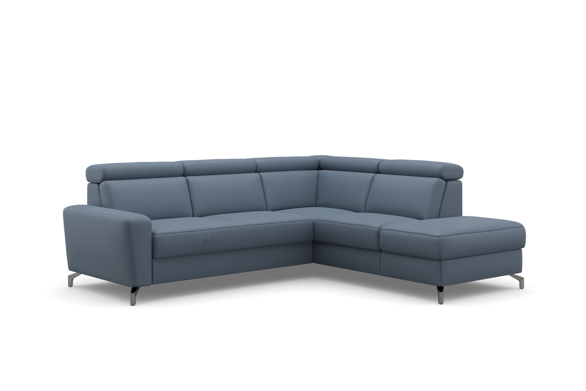 sit&more Ecksofa »Scarlett L-Form«, inklusive Kopfteilverstellung, wahlweise mit Bettfunktion, Bettkasten