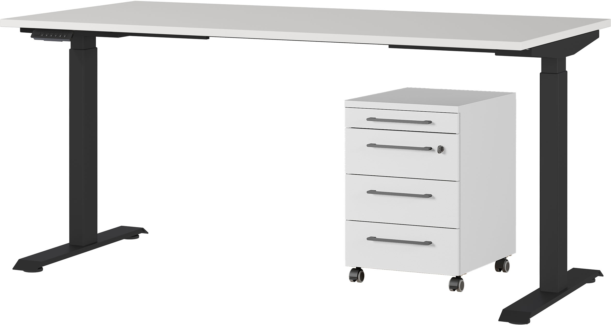 GERMANIA Büromöbel-Set "Agenda" Set bestehend aus höhenverstellbarem Schrei günstig online kaufen