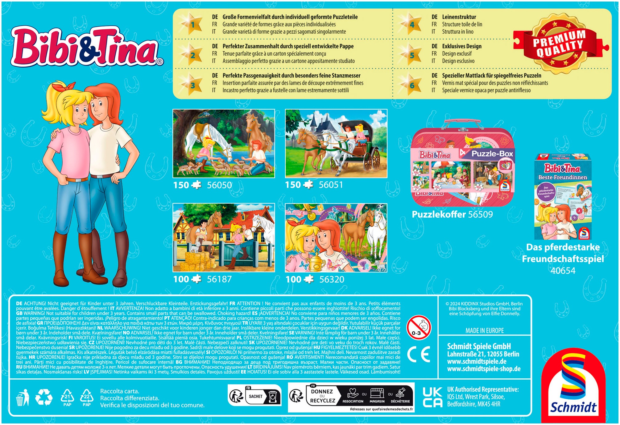 Schmidt Spiele Puzzle »Bibi & Tina, Pferdeliebe« Made in Europe