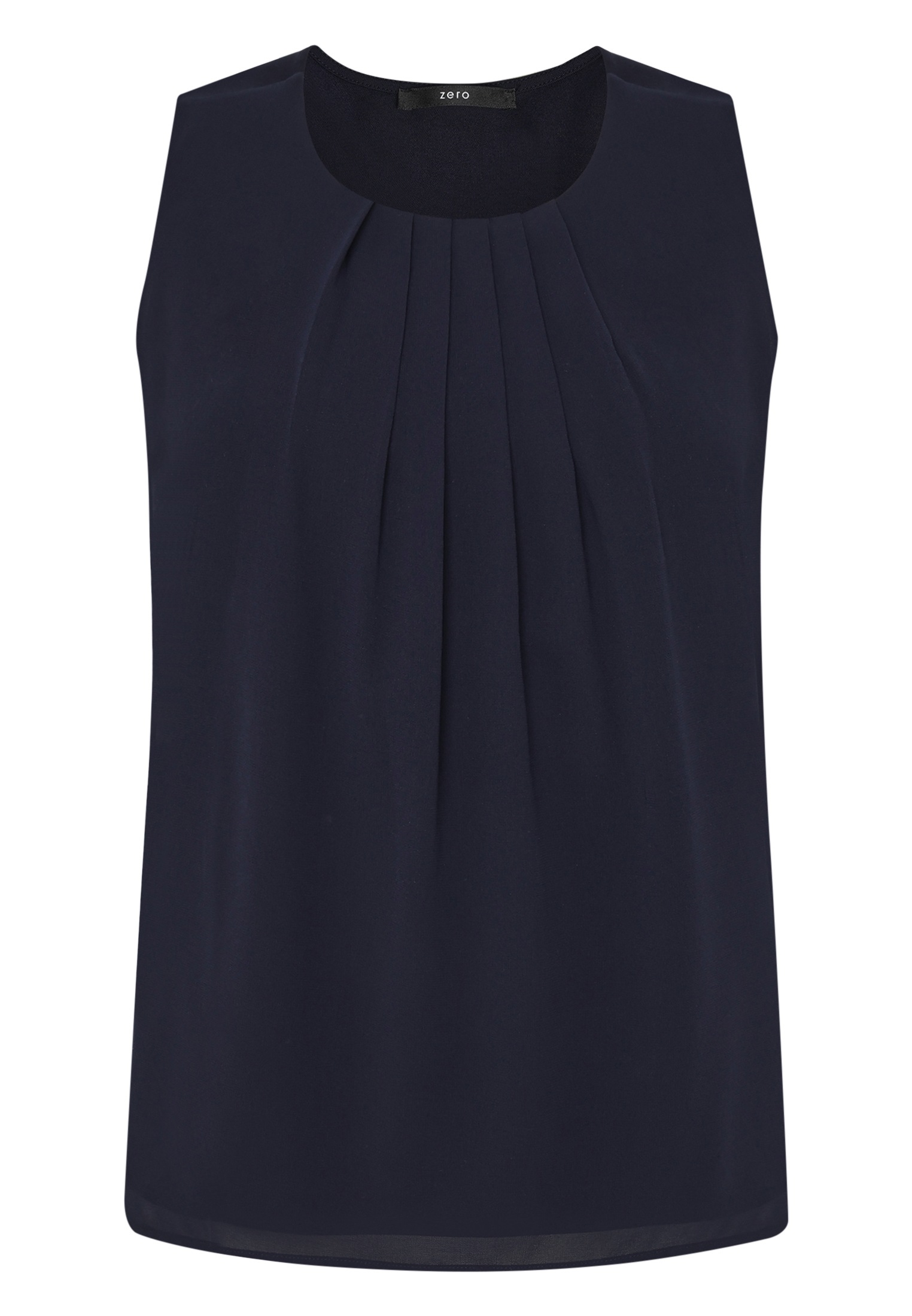 Zero Blusentop »Damen mit Rundhalsausschnitt«