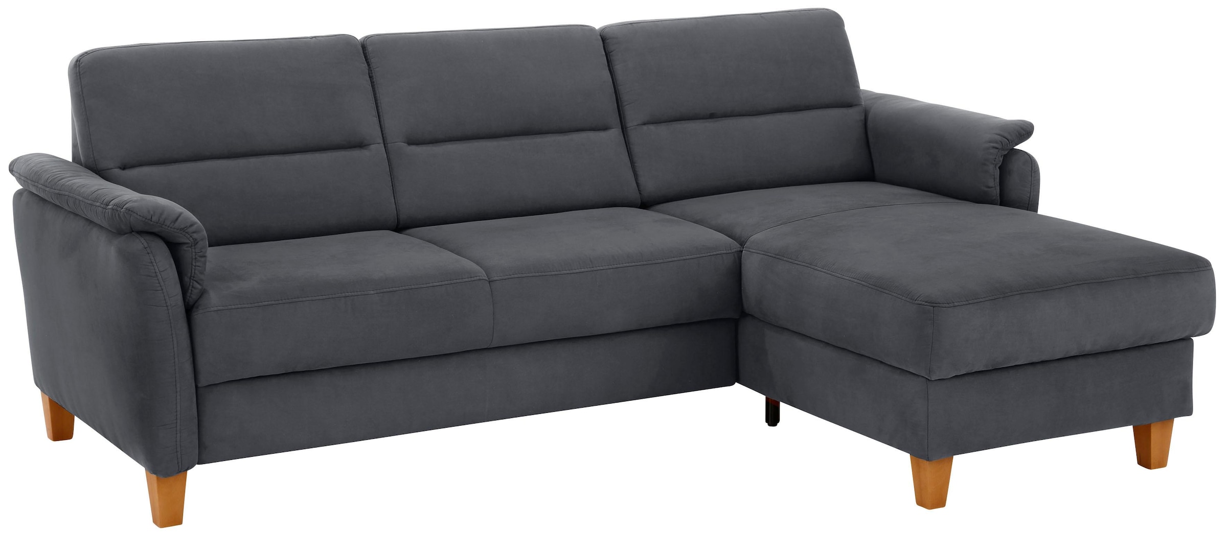 Home affaire Ecksofa "Palmera L-Form, B: 244 cm - OTTO. Verlässliche Qualität." optional Schlaffunktion & Bettkasten, Federkern