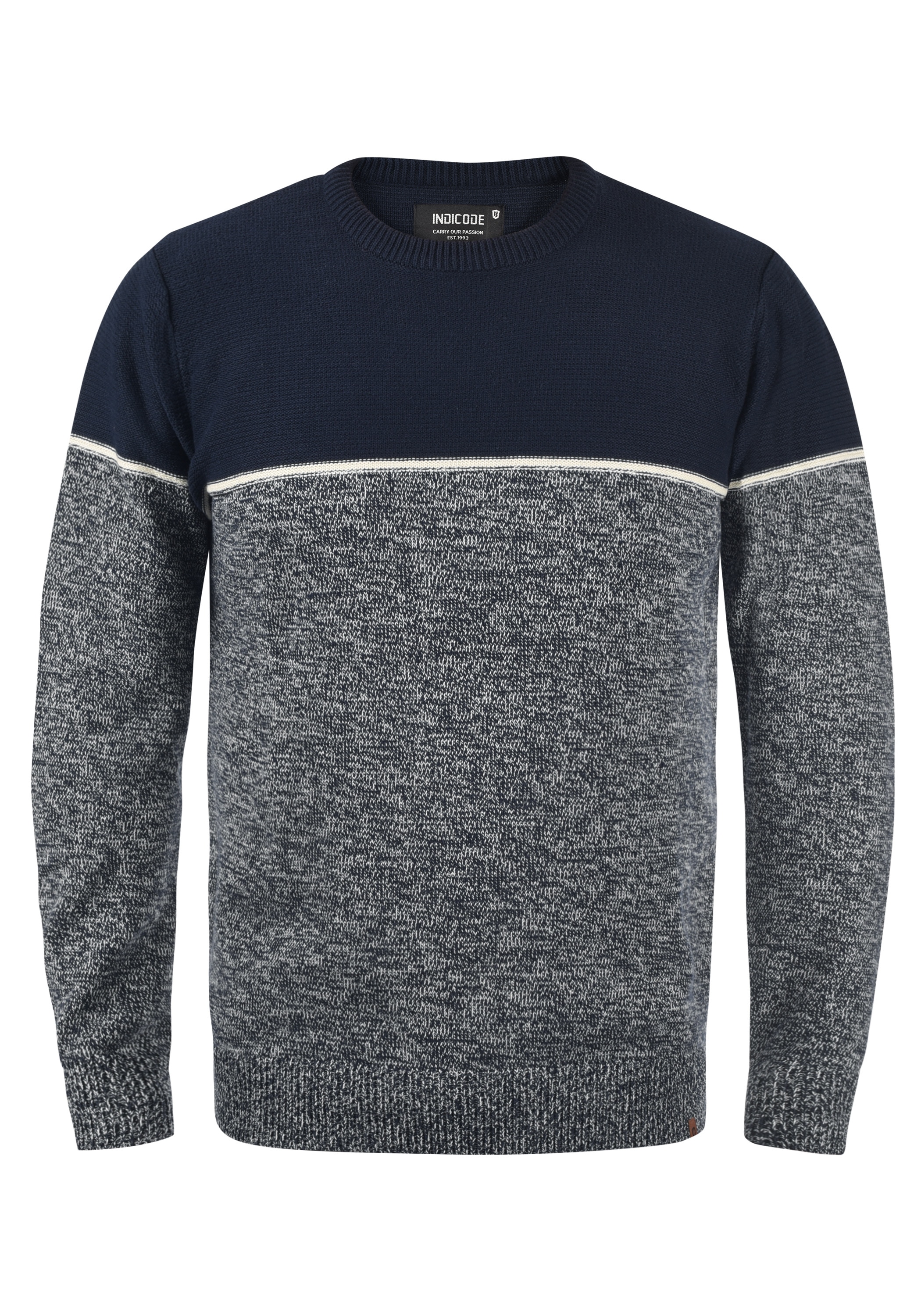 Indicode Strickfleece-Pullover "Strickpullover IDLynn"