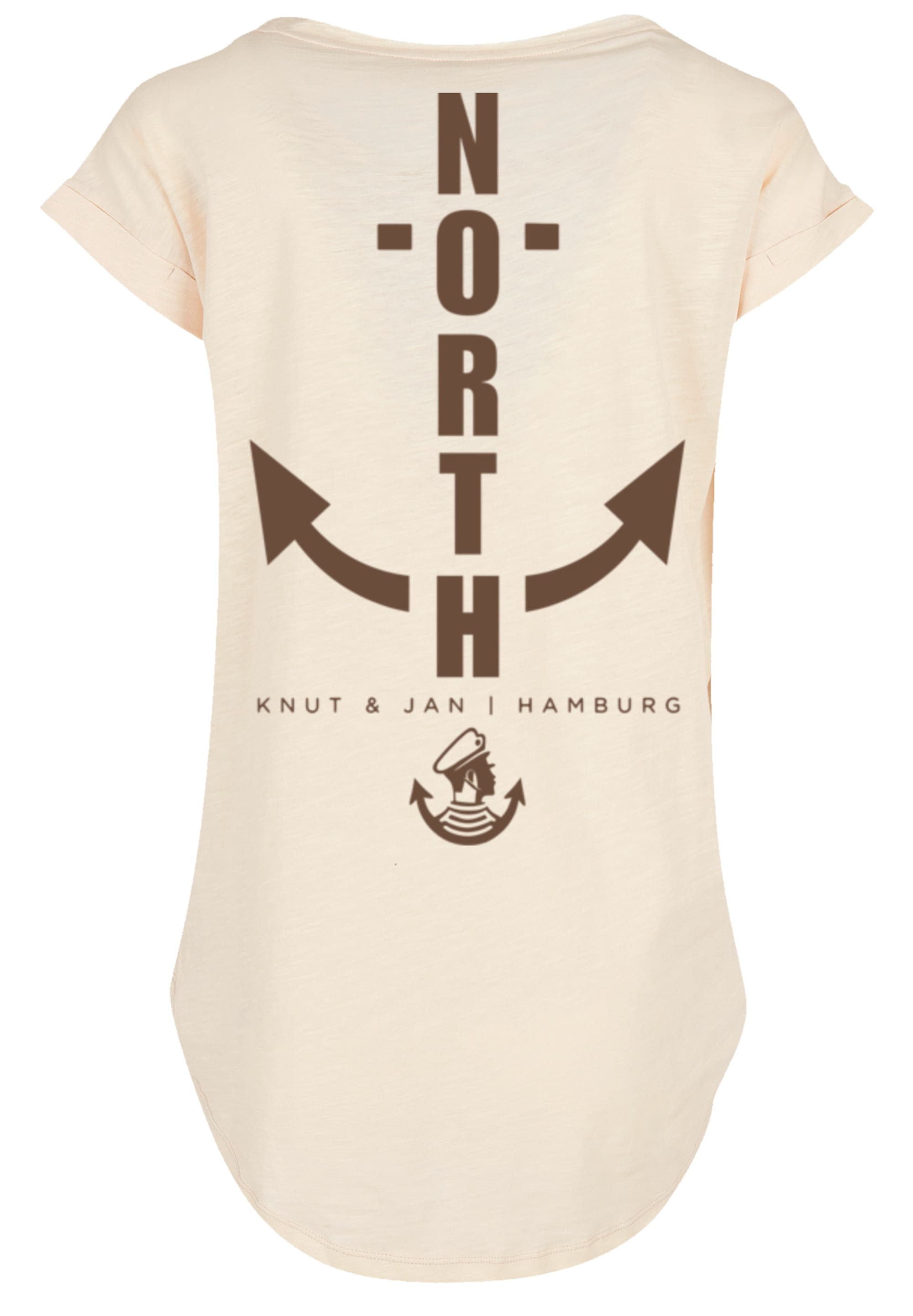 F4NT4STIC T-Shirt »North Anker Knut & Jan Hamburg«, Print