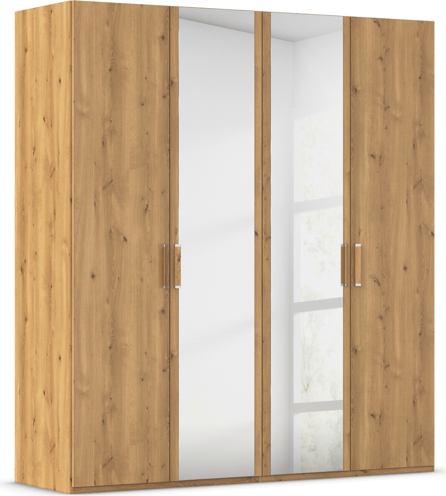 rauch Drehtürenschrank "Kleiderschrank Schrank Garderobe Schlafzimmerschrank EVELYN" in 2 Höhen 197 oder 210 cm erhältlich, inkl. SOFT-CLOSE-FUNKTION, in elegantem Stil, viel Stauraum 3 Breiten und 2 Höhen MADE IN GERMANY