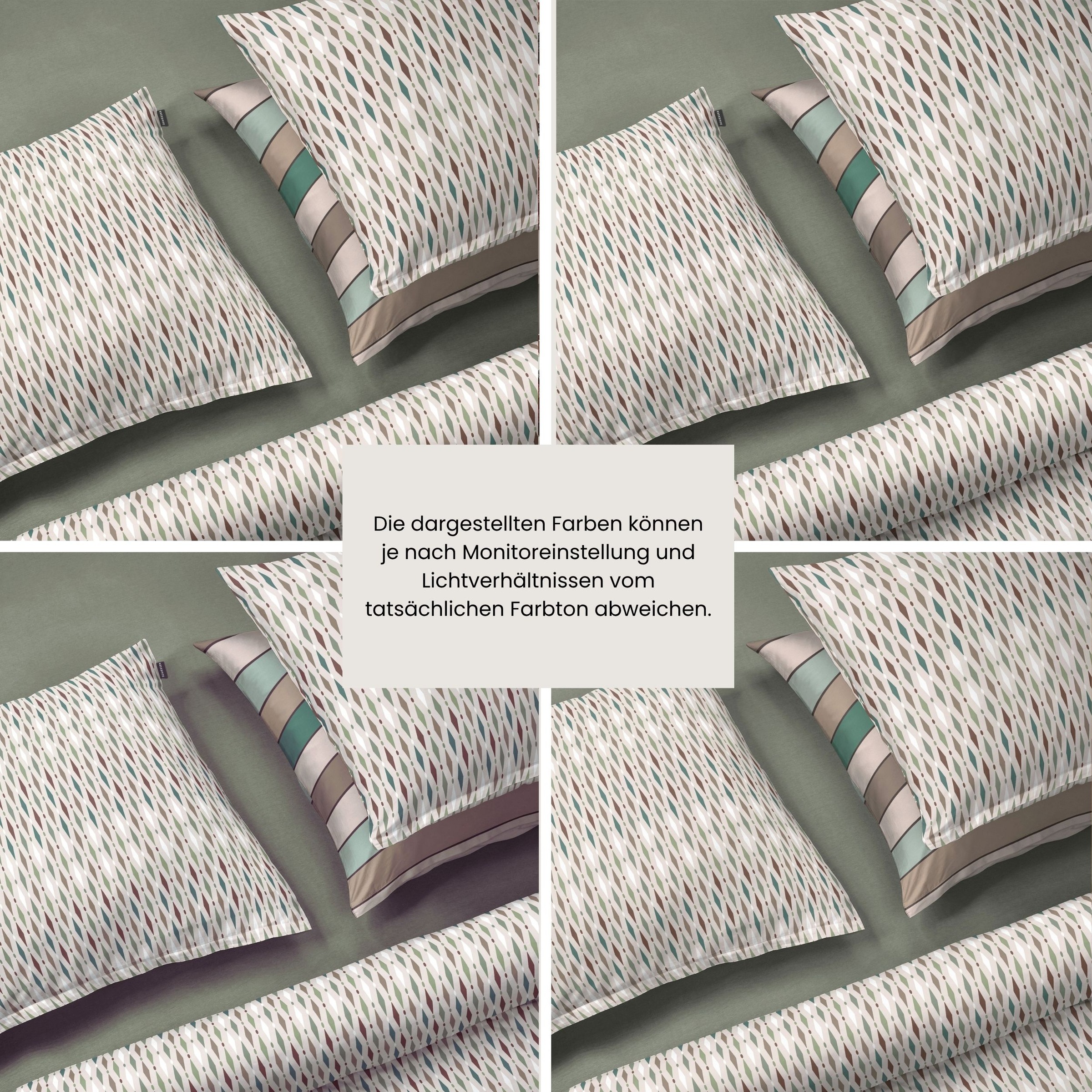 Schiesser Bettwäsche »Lotta aus weicher Baumwolle mit grafischem Muster« 2 tlg. OEKO-TEX® MADE IN GREEN