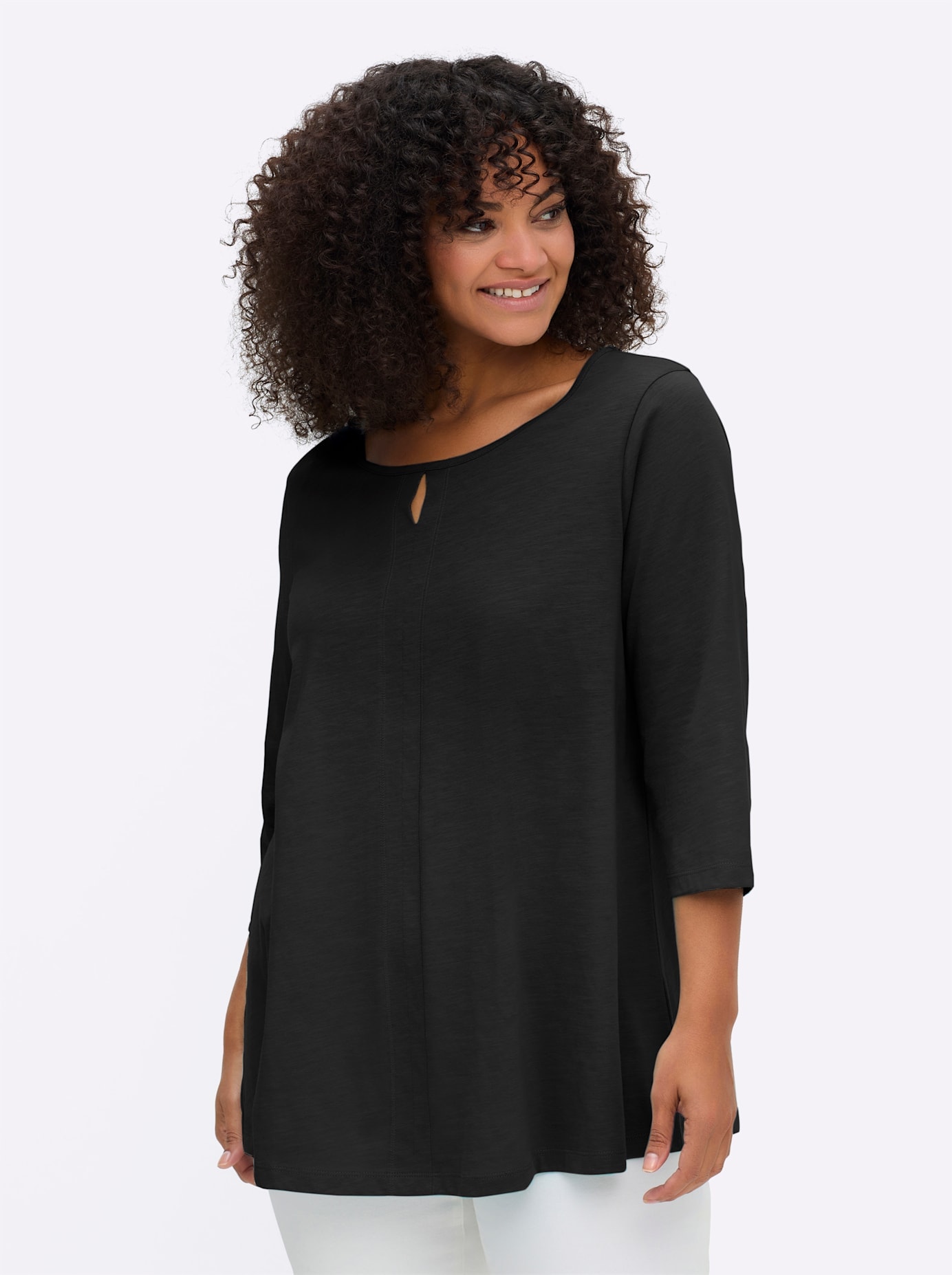 Sheego 3/4-Arm-Shirt "3/4-Arm-Shirt" 1