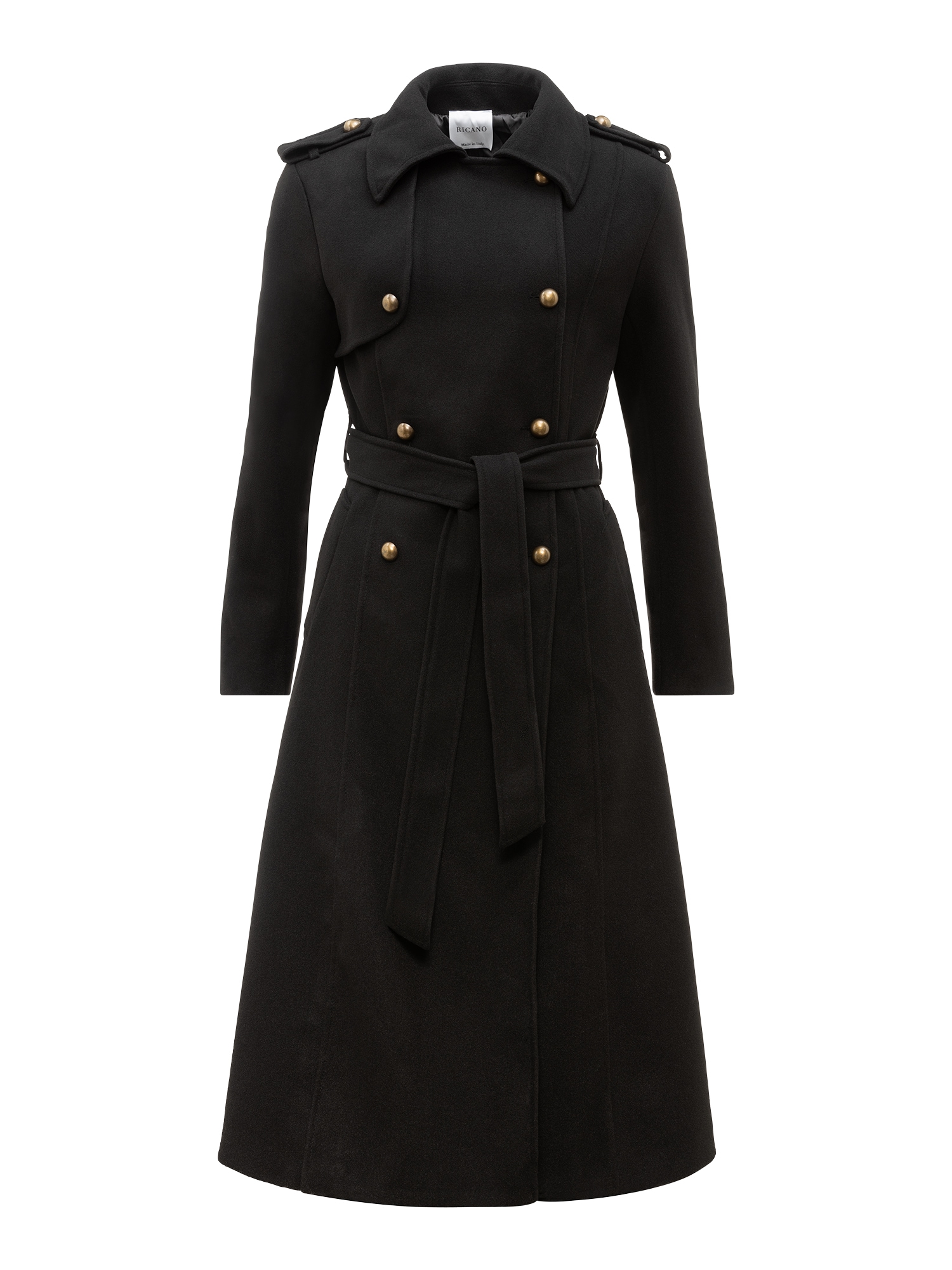 RICANO Trenchcoat "Mantel Simona" Handgefertigt, Made in Italy