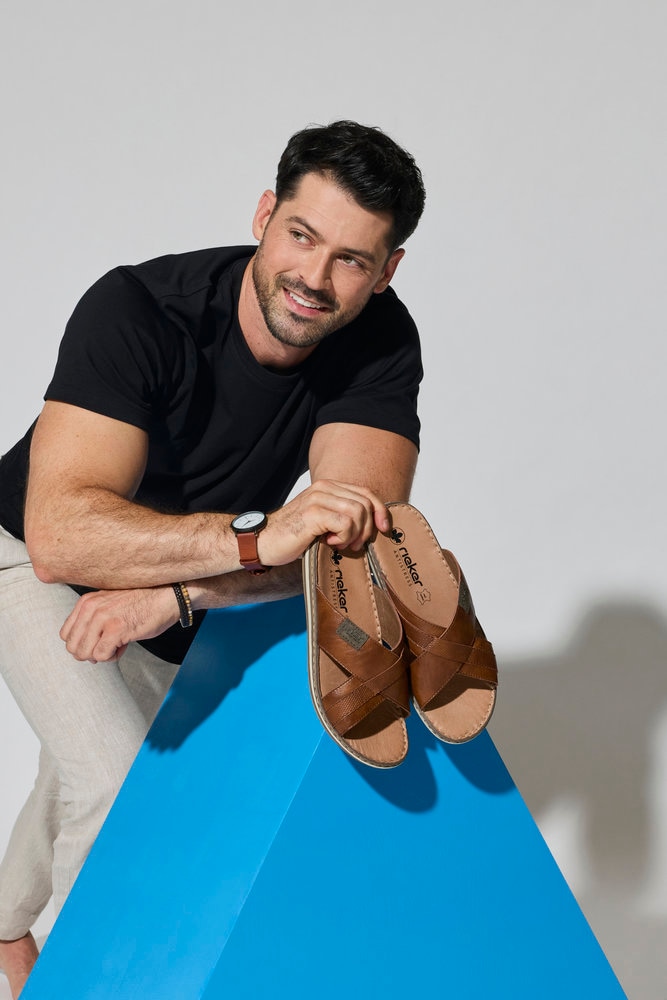 Rieker Pantolette Sommerschuh, Strandschuh, Schlappen, Hausschuh mit Label günstig online kaufen