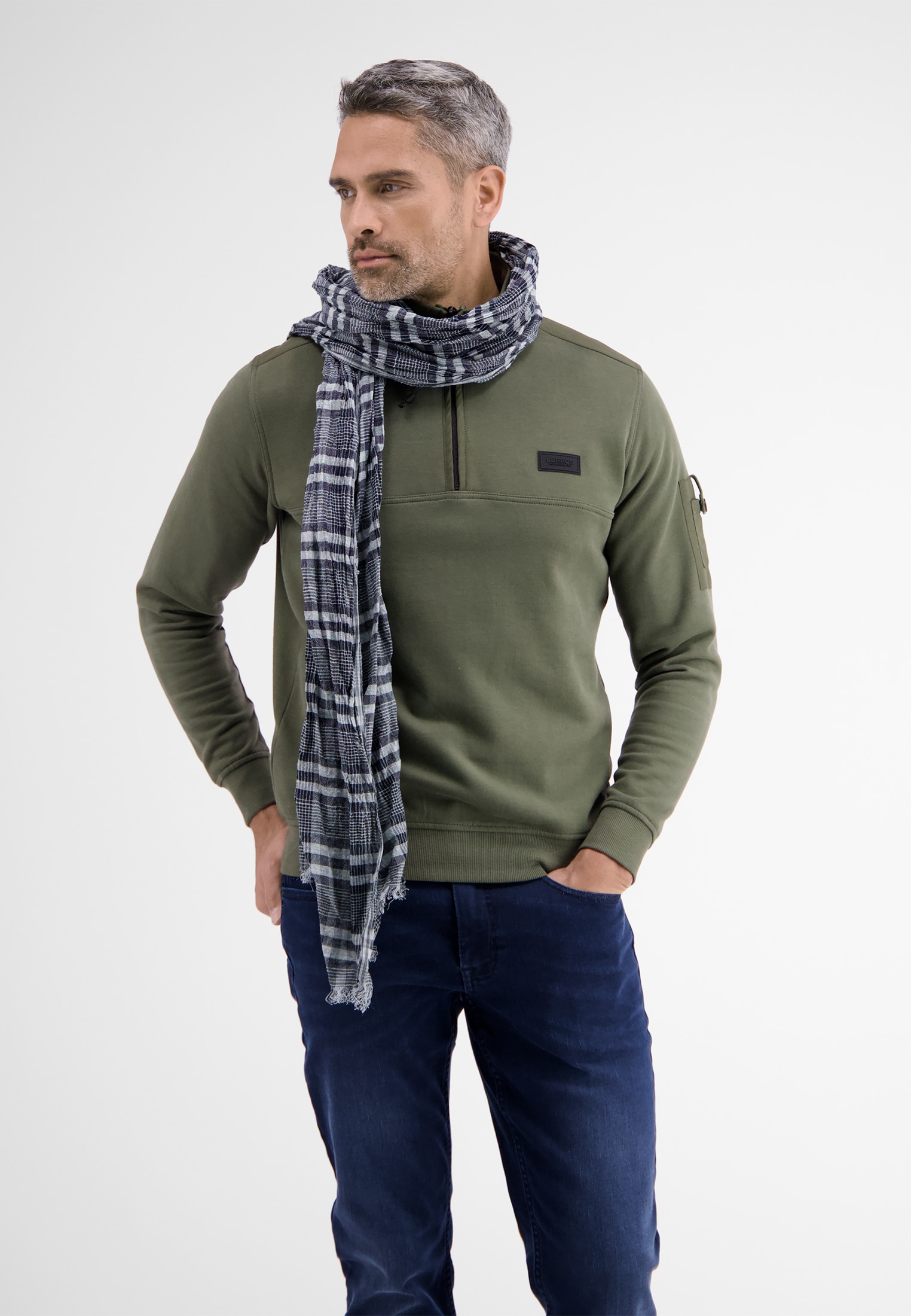 LERROS Schal "Crinkle-Karo Schal" günstig online kaufen