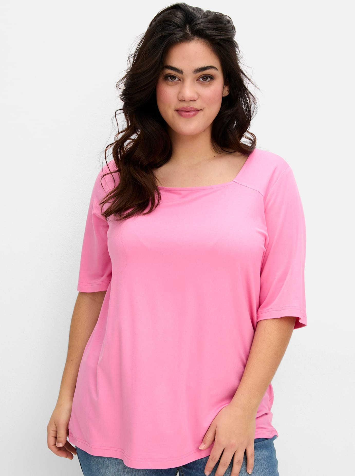 Sheego T-Shirt "T-Shirt", (1 tlg.) günstig online kaufen