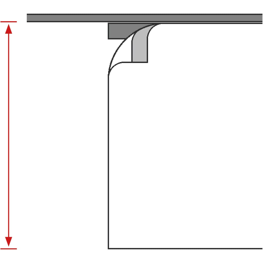 Neutex for you! Vorhang »Liv«, (1 St.), grafisches Motiv mit Scherlieffekten