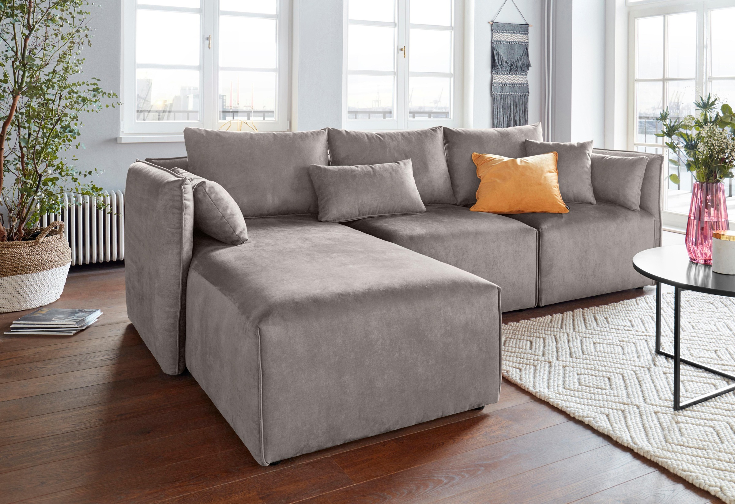 OTTO home Ecksofa "Nöre L-Form" 3 Teile, in vielen Bezugsqualitäten und Far günstig online kaufen