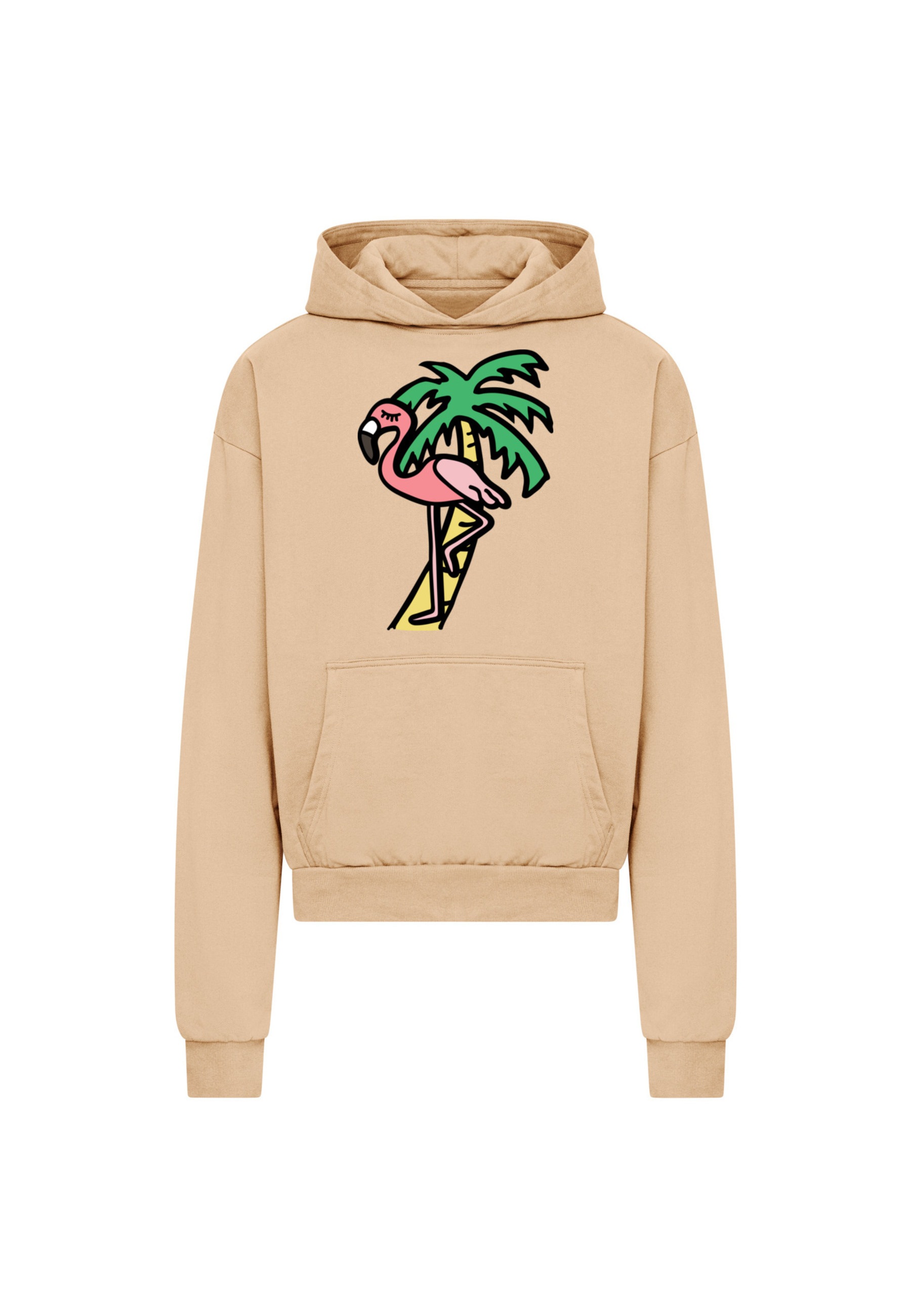 MisterTee Kapuzenpullover "MisterTee Flamingo Hoodie" 1 Stk. günstig online kaufen