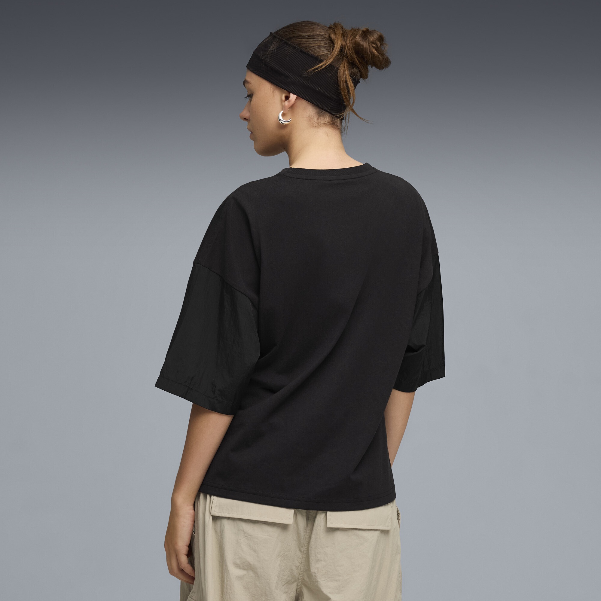 Puma HER Oversized T-Shirt Women Black XL 2