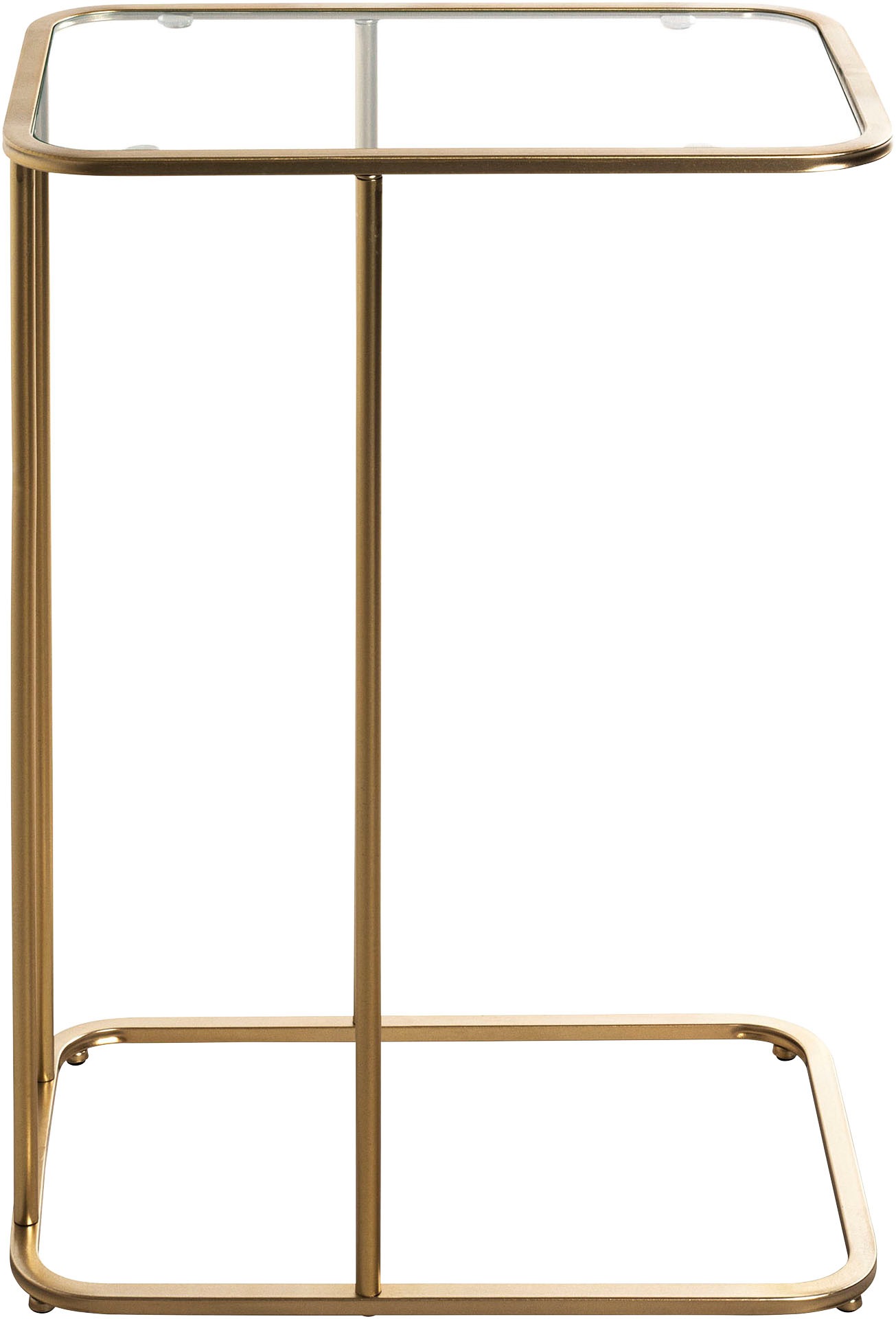 HAKU Beistelltisch »Sofatisch, Wohnzimmertisch« 1 Stk. tlg. rechteckig - aus Metall Gold B/T/H 45/30/65 cm