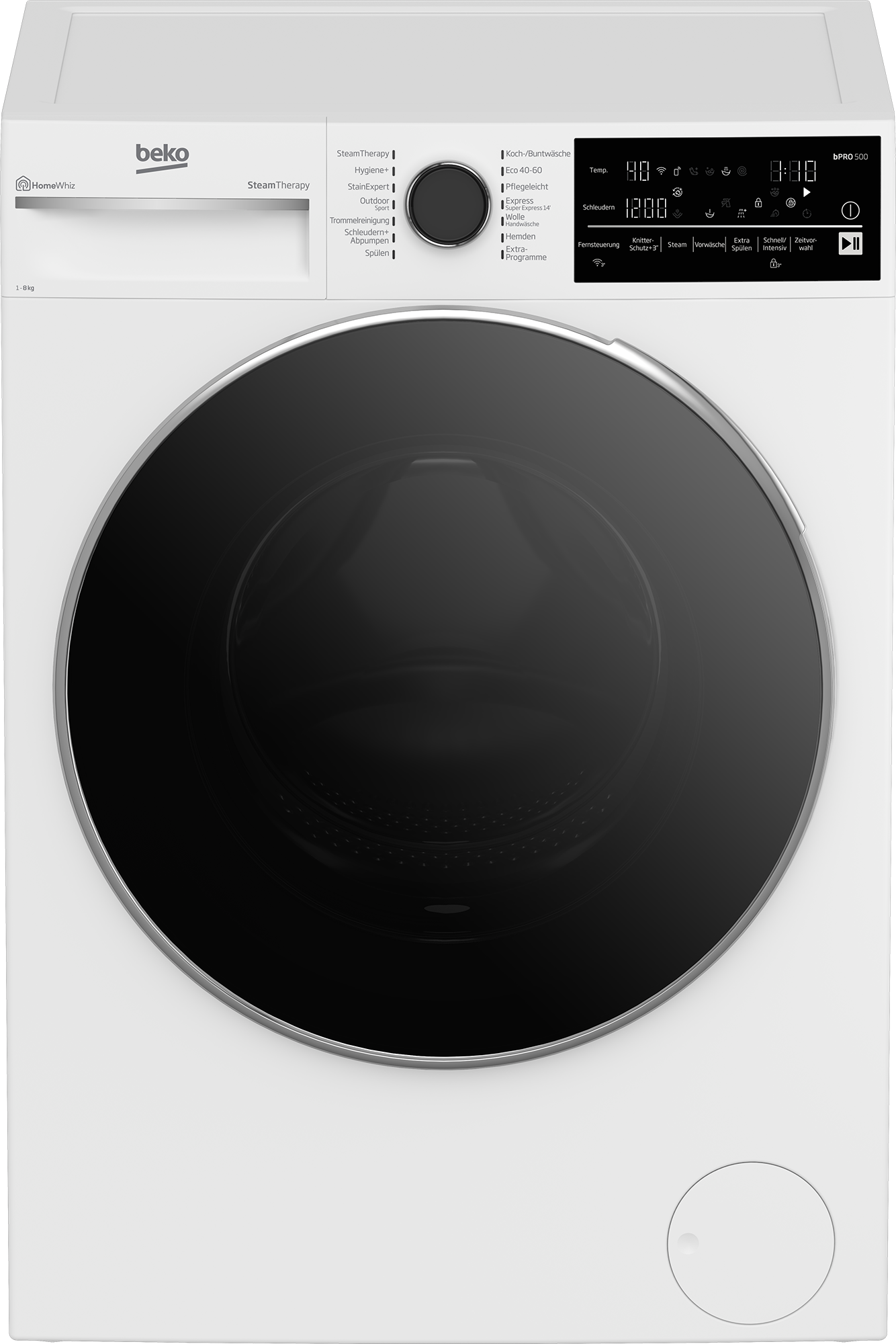 BEKO Waschmaschine »B5WFT78410W 7178551900« 8 kg 1400 U/min Dank SteamCure beseitigt Dampf Flecken und reduziert Falten