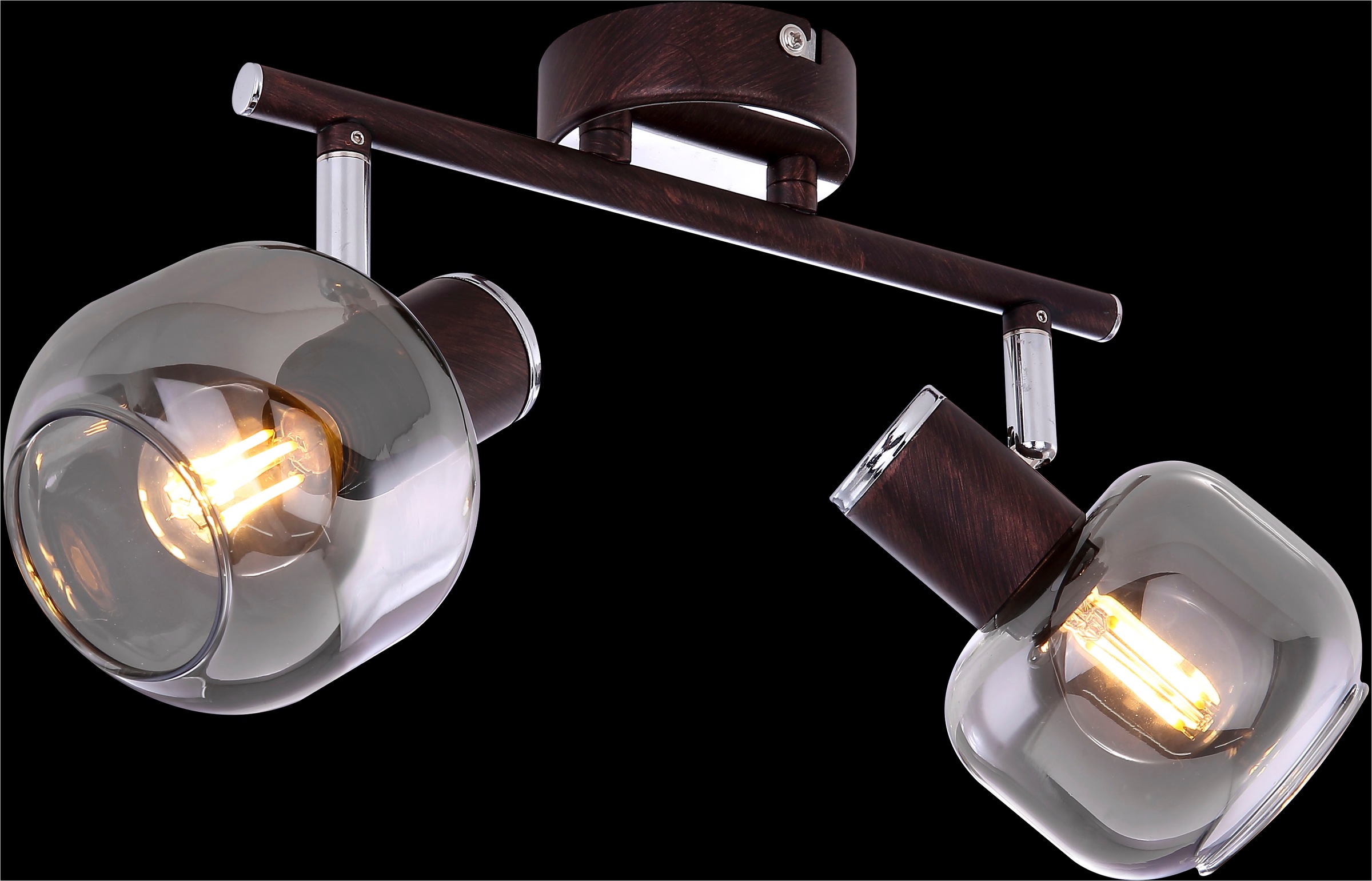 GLOBO LIGHTING Deckenstrahler »PALLO« E14 1 Stk. Spot Deckenspot Flur Schlafzimmer Wohnzimmer