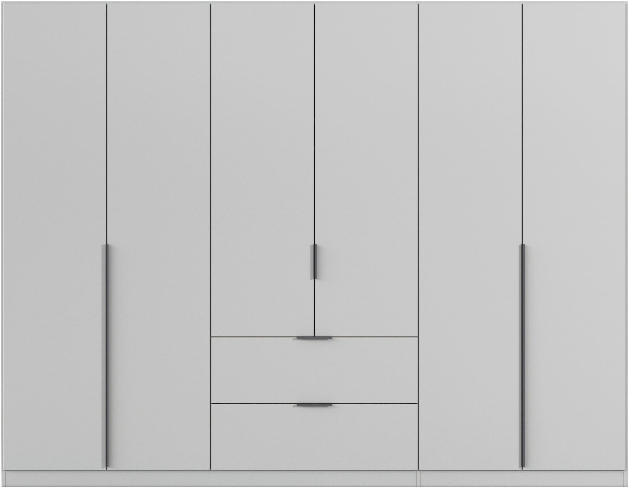 rauch Drehtürenschrank »Kleiderschrank Schrank Garderobe AGORDO mit Dekor- oder Hochglanzfront«, (in zwei Griff-Farben mit Dekor- oder Hochglanzfront), mit Außenschubkästen, in 6 Breiten und 2 Höhen MADE IN GERMANY