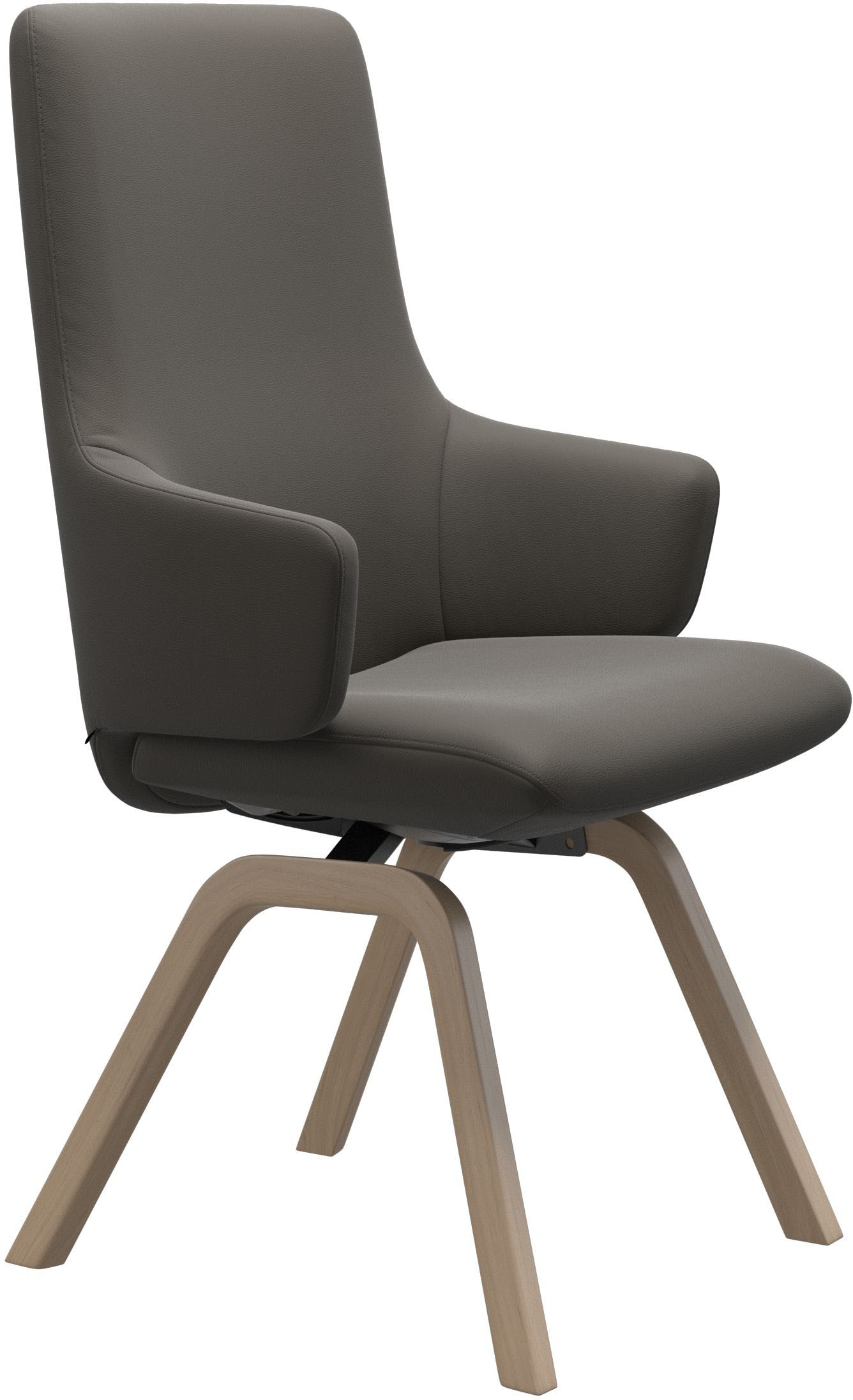 Stressless® Polsterstuhl »Laurel«, Leder PALOMA, High Back mit Armlehne, Größe L, schräggestellte Beine in Walnuss