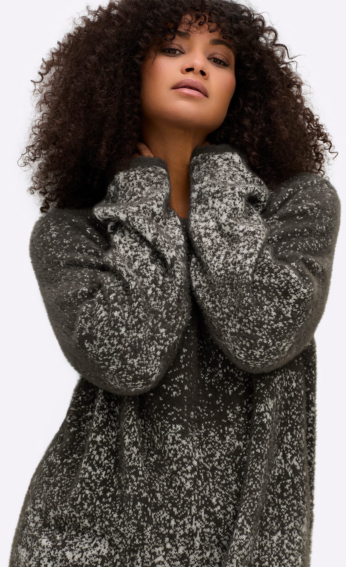 Sheego Jacquardpullover »Pullover«