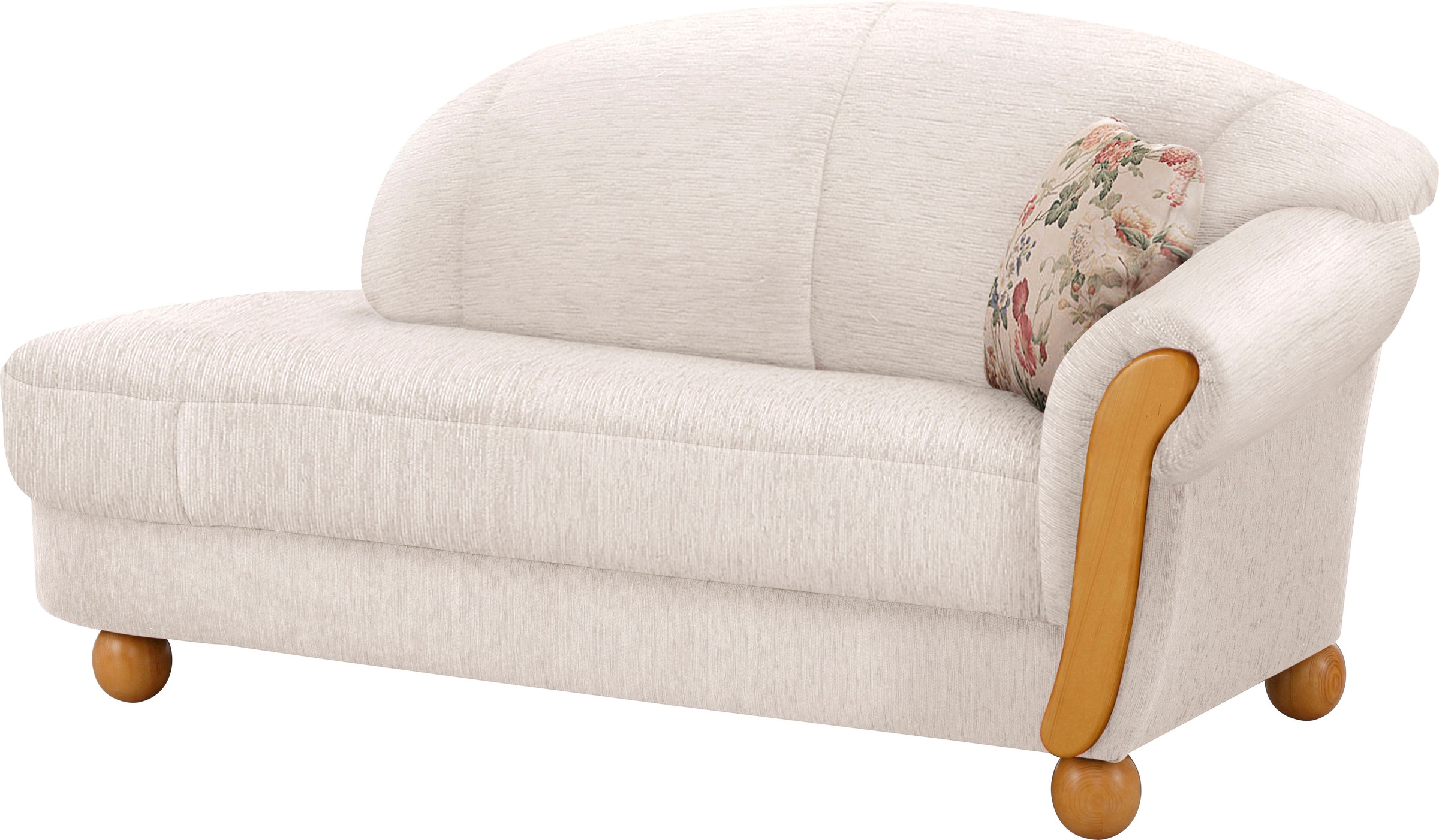 Home affaire Ottomane "Milano, bequemes solitär Sofa im Landhaus-Stil, B/T/ günstig online kaufen