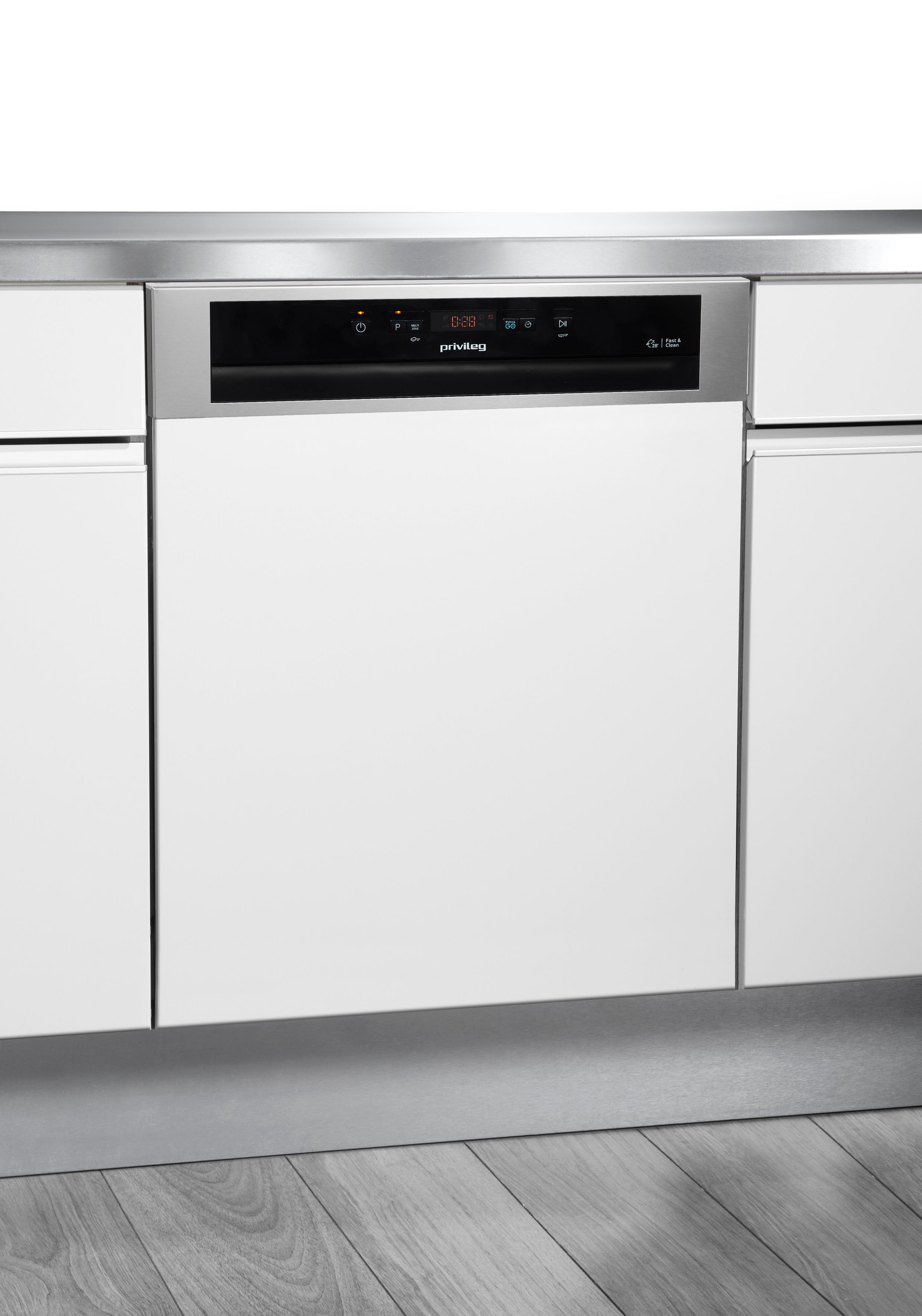 Thumbnail - Privileg teilintegrierbarer Geschirrspüler "P0B ECO D541 X" 14 Maßgedecke 14 Maßgedecke, Fast&Clean 28’ – effektive Rein...