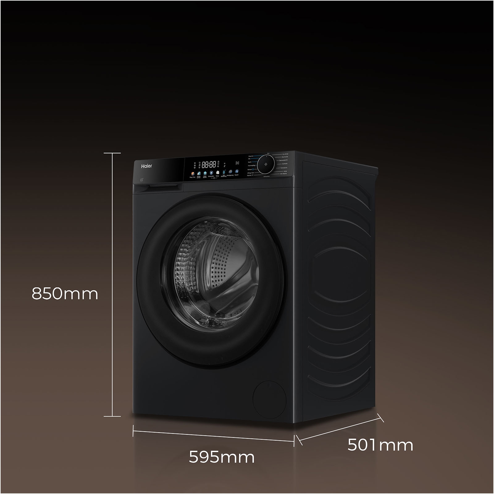 Haier Waschmaschine ERROR:#N/A »HW90-BP14657BTU1« 9 kg 1400 U/min Smart AI Automatikprogramm & Wi-Fi