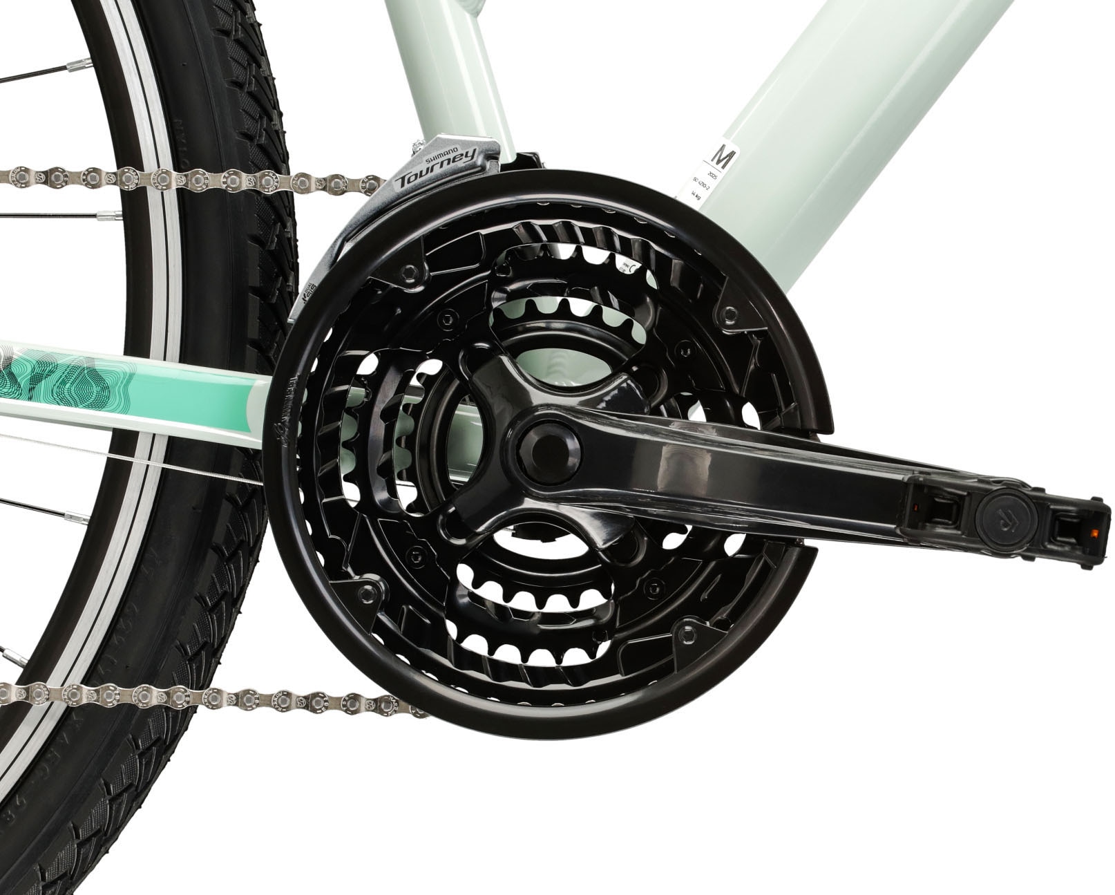 Kross Crossrad »Crossrad Damen 28" Evado 2.0 mint 21 Gänge« 21 Gang Shimano ALTUS M310 Schaltwerk Kettenschaltung